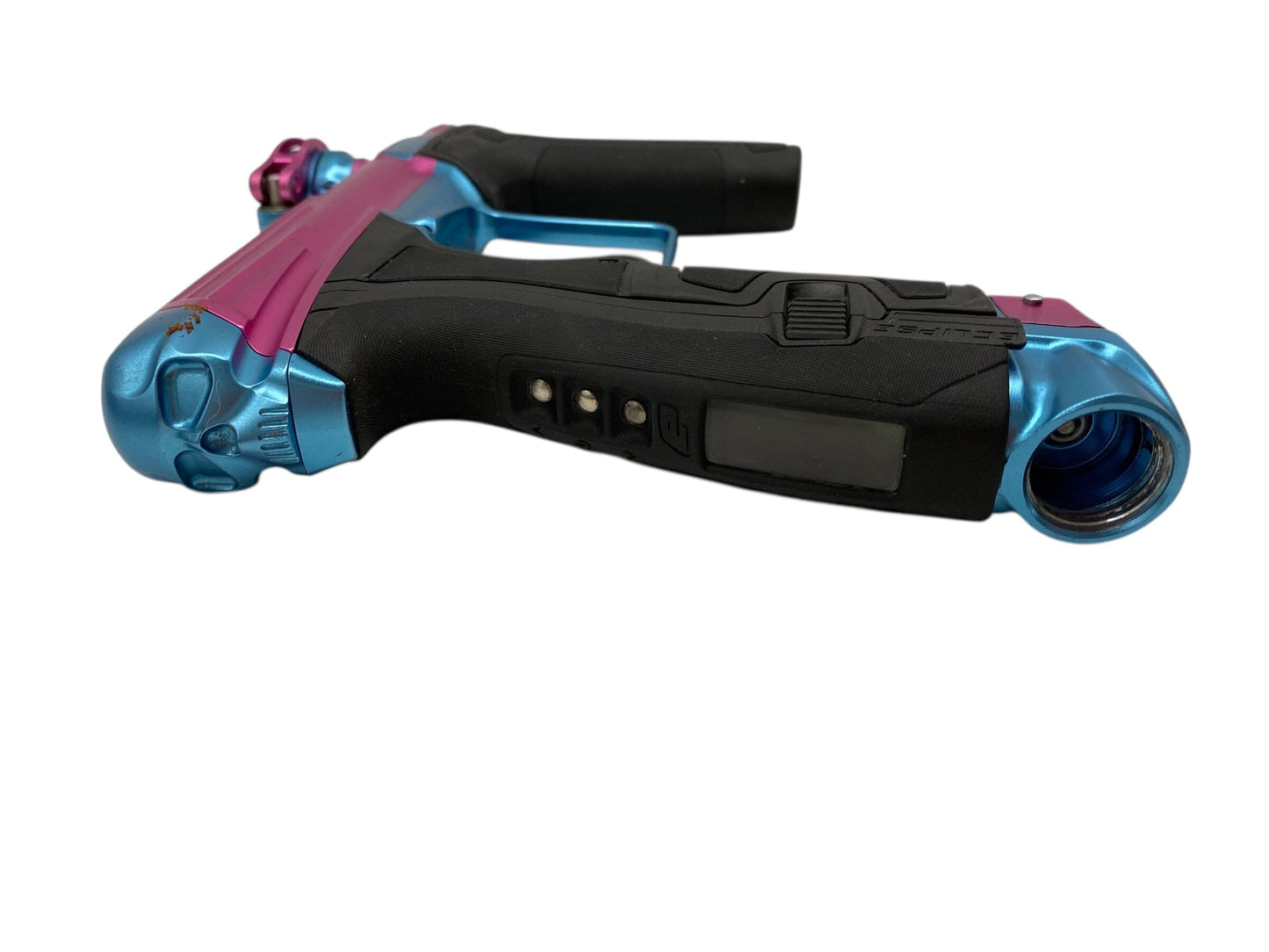Used Infamous Planet Eclipse Cs2 Paintball Gun Pink/Blue Paintball Gun from CPXBrosPaintball Buy/Sell/Trade Paintball Markers, New Paintball Guns, Paintball Hoppers, Paintball Masks, and Hormesis Headbands