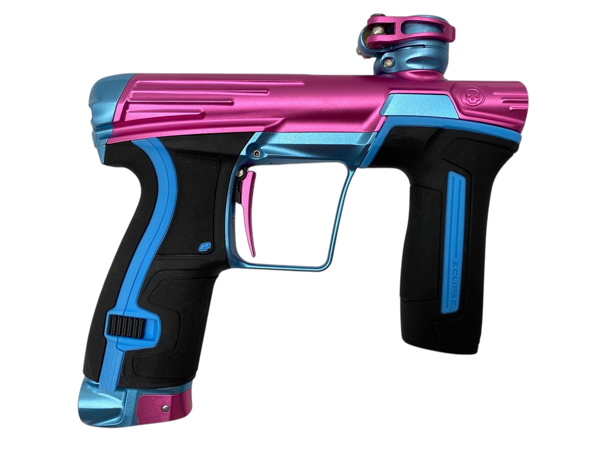 Used Infamous Planet Eclipse Cs2 Paintball Gun Pink/Teal Paintball Gun from CPXBrosPaintball Buy/Sell/Trade Paintball Markers, New Paintball Guns, Paintball Hoppers, Paintball Masks, and Hormesis Headbands