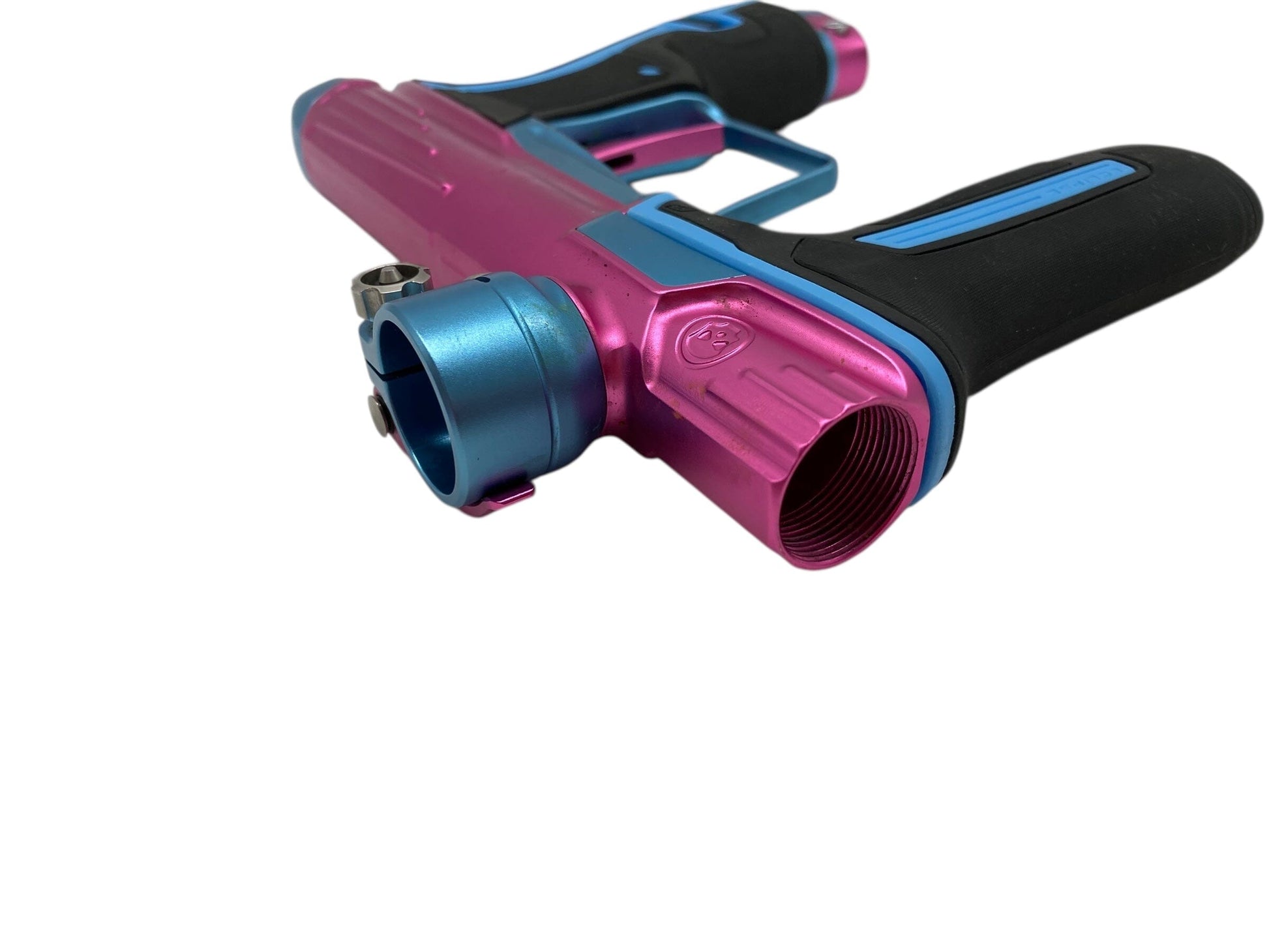 Used Infamous Planet Eclipse Cs2 Paintball Gun Pink/Teal Paintball Gun from CPXBrosPaintball Buy/Sell/Trade Paintball Markers, New Paintball Guns, Paintball Hoppers, Paintball Masks, and Hormesis Headbands