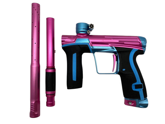 Used Infamous Planet Eclipse Cs2 Paintball Gun Pink/Teal Paintball Gun from CPXBrosPaintball Buy/Sell/Trade Paintball Markers, New Paintball Guns, Paintball Hoppers, Paintball Masks, and Hormesis Headbands