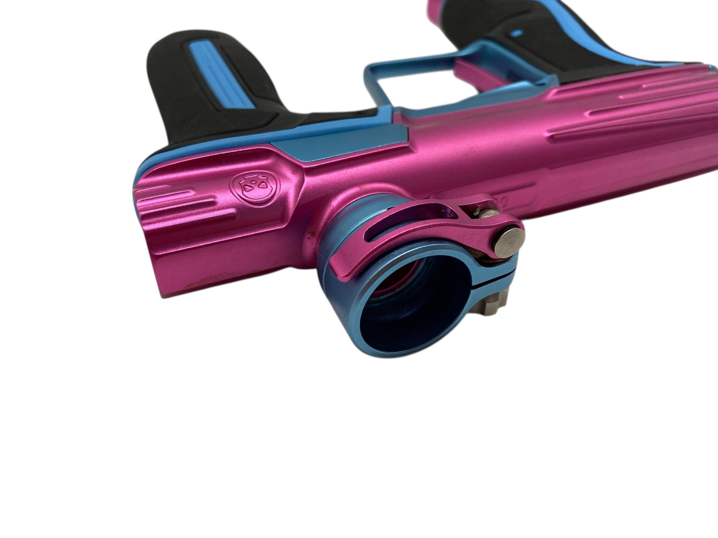 Used Infamous Planet Eclipse Cs2 Paintball Gun Pink/Teal Paintball Gun from CPXBrosPaintball Buy/Sell/Trade Paintball Markers, New Paintball Guns, Paintball Hoppers, Paintball Masks, and Hormesis Headbands