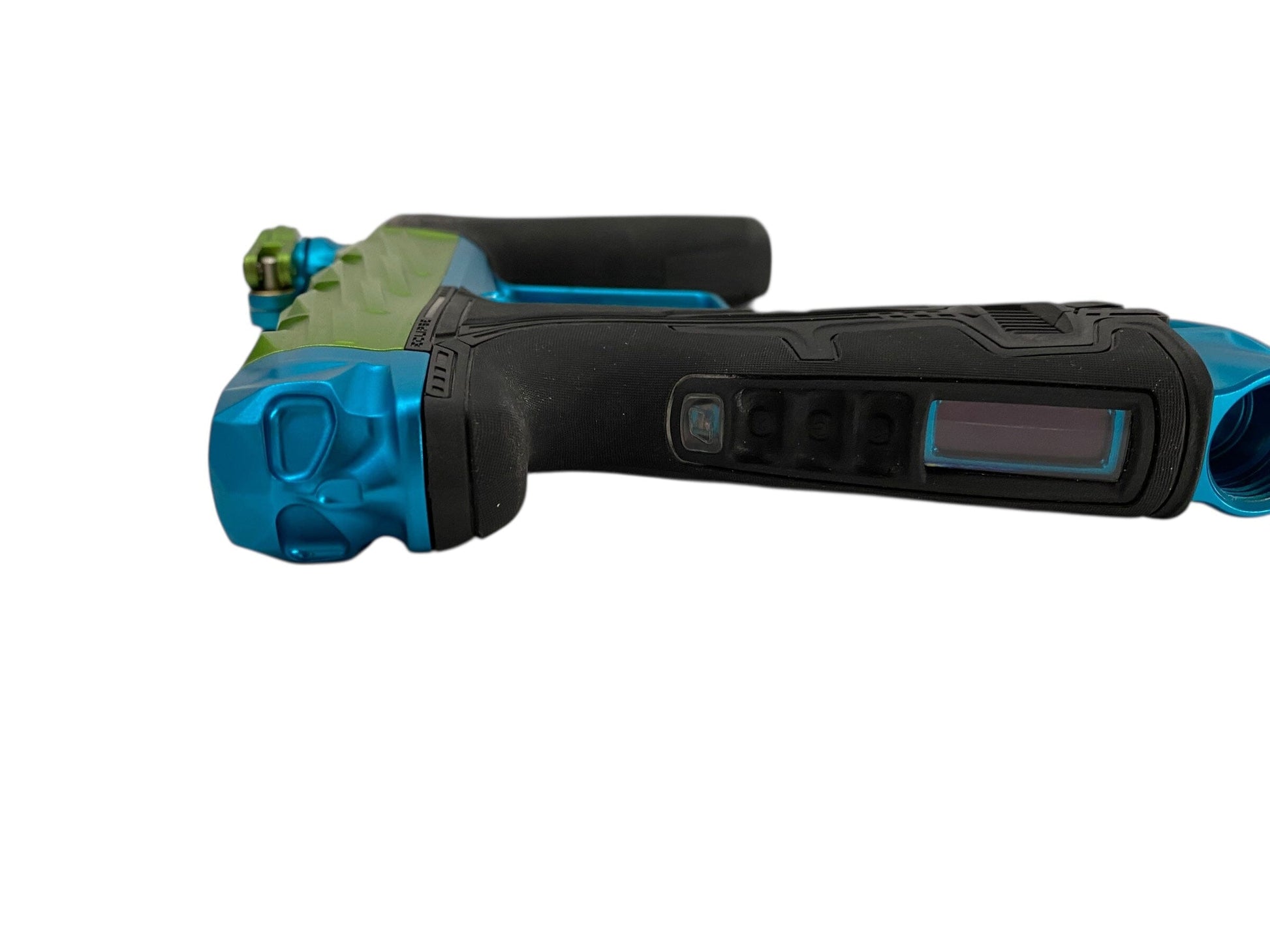 Used Infamous Planet Eclipse Geo R5 Paintball Gun Green/Teal Paintball Gun from CPXBrosPaintball Buy/Sell/Trade Paintball Markers, New Paintball Guns, Paintball Hoppers, Paintball Masks, and Hormesis Headbands