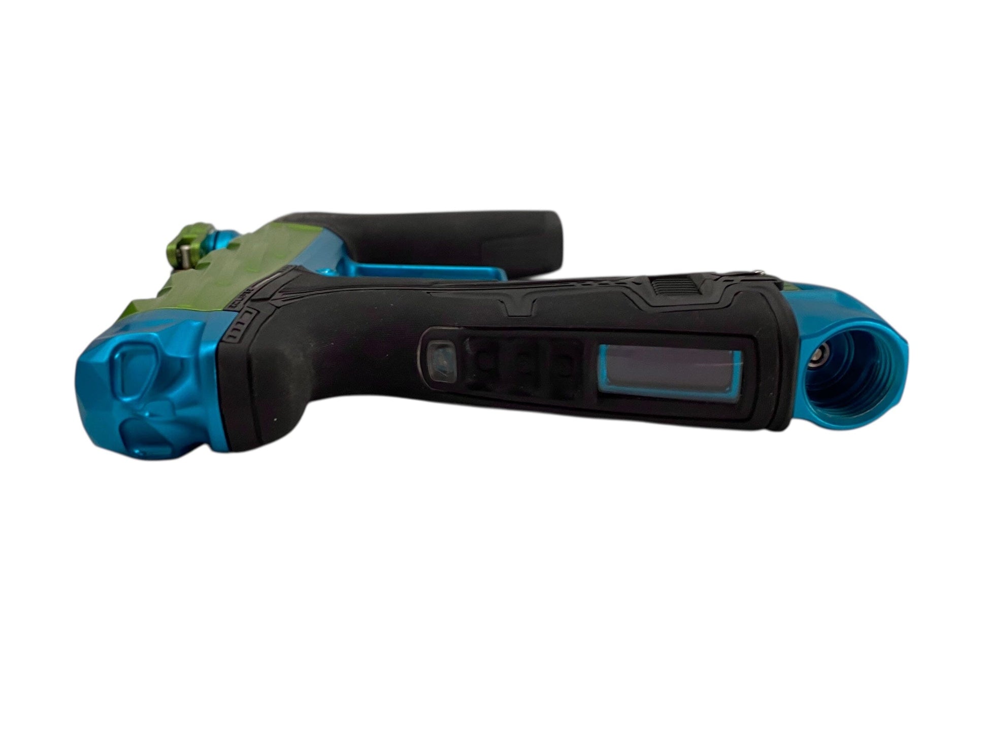 Used Infamous Planet Eclipse Geo R5 Paintball Gun Green/Teal Paintball Gun from CPXBrosPaintball Buy/Sell/Trade Paintball Markers, New Paintball Guns, Paintball Hoppers, Paintball Masks, and Hormesis Headbands