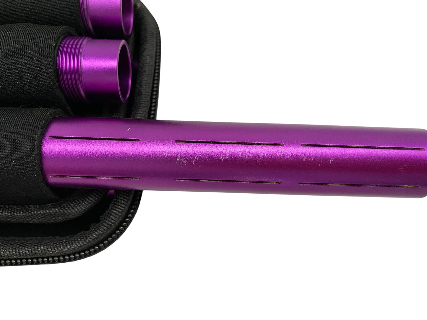 Used INFAMOUS PRO DNA SILENCIO™ BARREL KIT - DUST PURPLE - COCKER THREAD Paintball Gun from CPXBrosPaintball Buy/Sell/Trade Paintball Markers, New Paintball Guns, Paintball Hoppers, Paintball Masks, and Hormesis Headbands