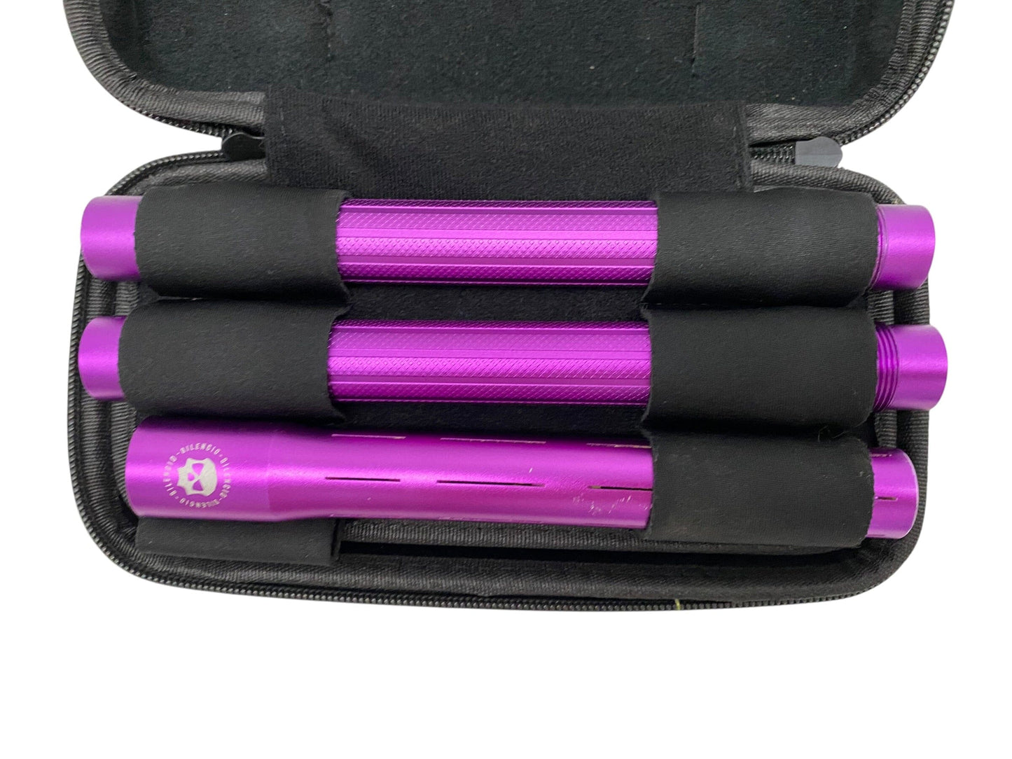 Used INFAMOUS PRO DNA SILENCIO™ BARREL KIT - DUST PURPLE - COCKER THREAD Paintball Gun from CPXBrosPaintball Buy/Sell/Trade Paintball Markers, New Paintball Guns, Paintball Hoppers, Paintball Masks, and Hormesis Headbands