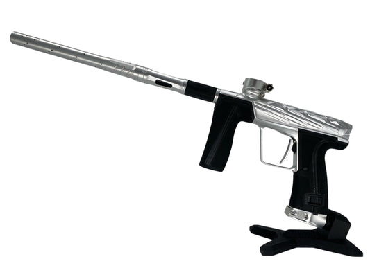 Used Infamous R5 Paintball Gun Silver Paintball Gun from CPXBrosPaintball Buy/Sell/Trade Paintball Markers, New Paintball Guns, Paintball Hoppers, Paintball Masks, and Hormesis Headbands