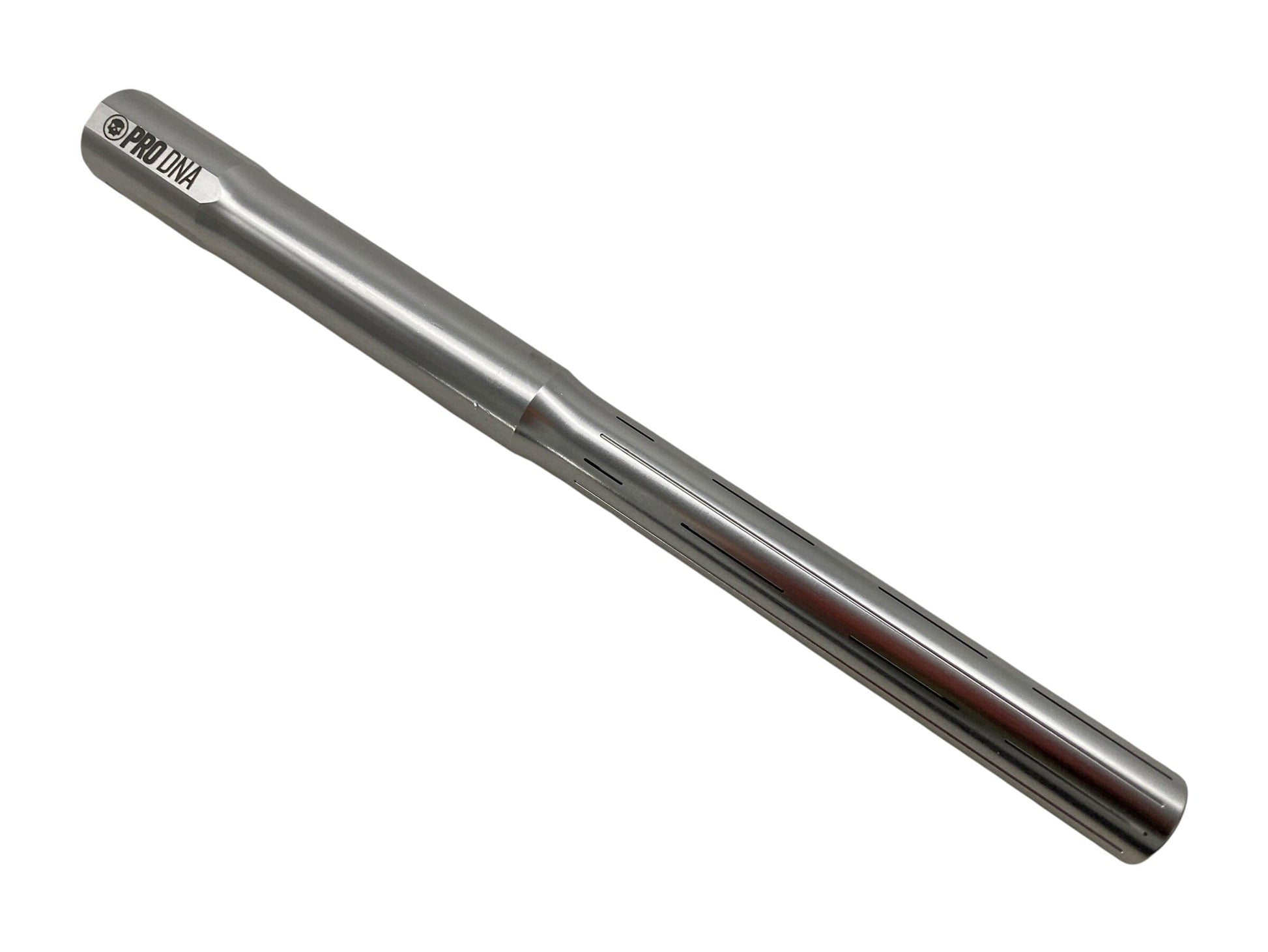 Used Infamous Silencio Shaft FL Barrel Tip - Planet Eclipse Gloss Silver Paintball Gun from CPXBrosPaintball Buy/Sell/Trade Paintball Markers, New Paintball Guns, Paintball Hoppers, Paintball Masks, and Hormesis Headbands