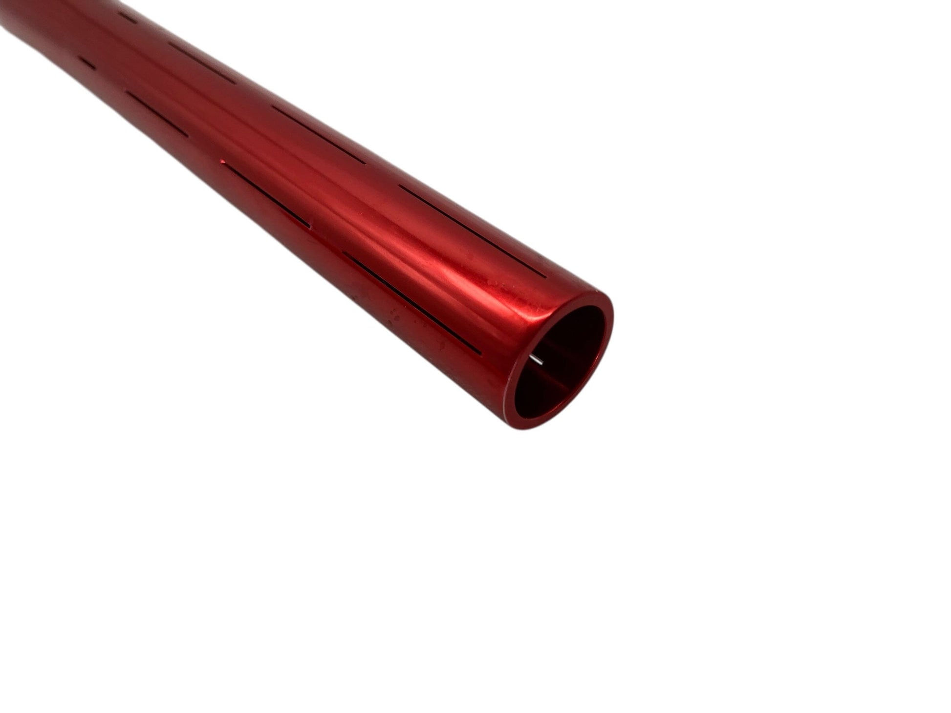 Used Infamous Silencio Shaft S63 Barrel Tip - Gloss Red Paintball Gun from CPXBrosPaintball Buy/Sell/Trade Paintball Markers, New Paintball Guns, Paintball Hoppers, Paintball Masks, and Hormesis Headbands