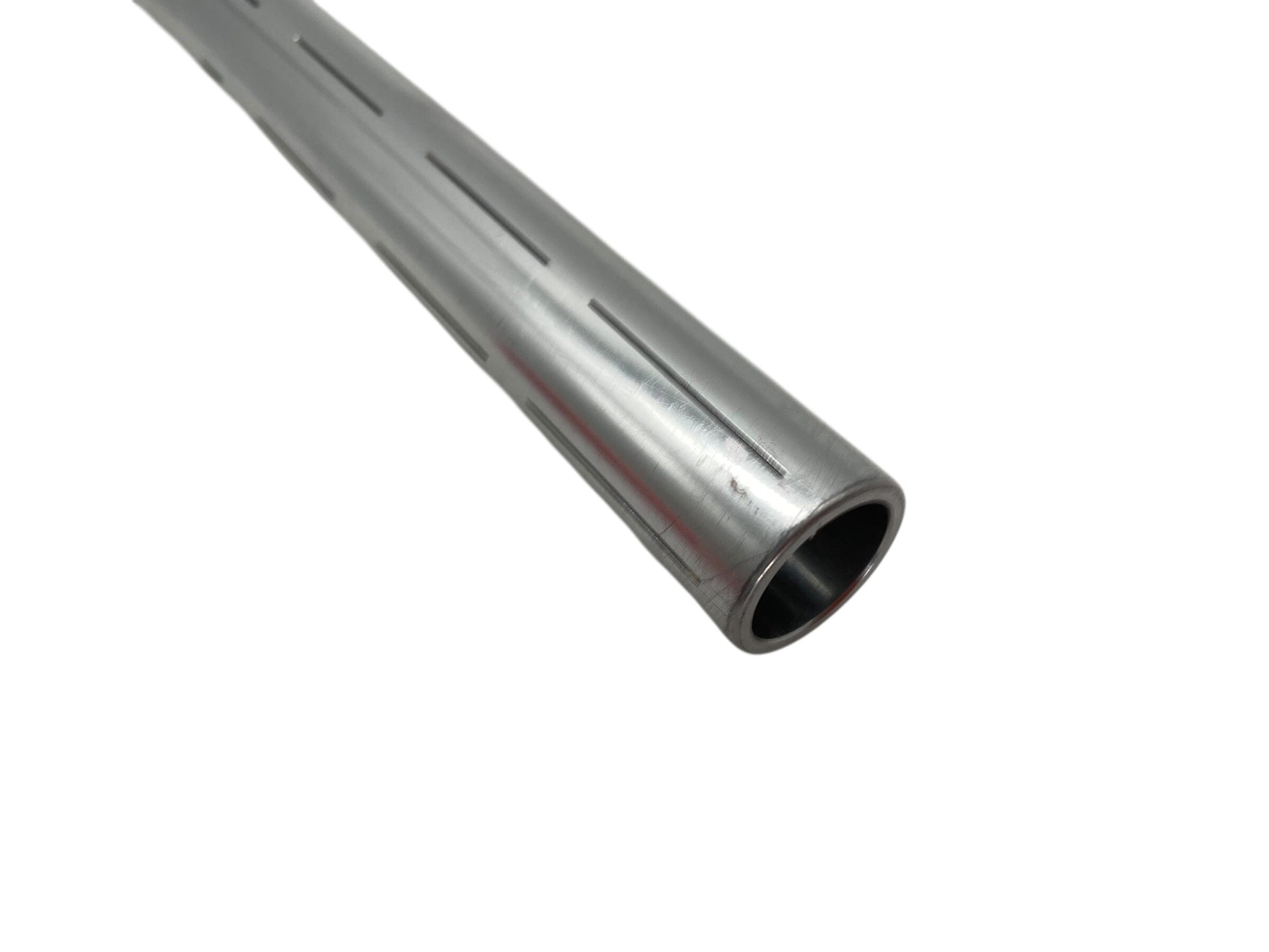 Used Infamous Silencio Shaft S63 Barrel Tip - Gloss Silver Paintball Gun from CPXBrosPaintball Buy/Sell/Trade Paintball Markers, New Paintball Guns, Paintball Hoppers, Paintball Masks, and Hormesis Headbands