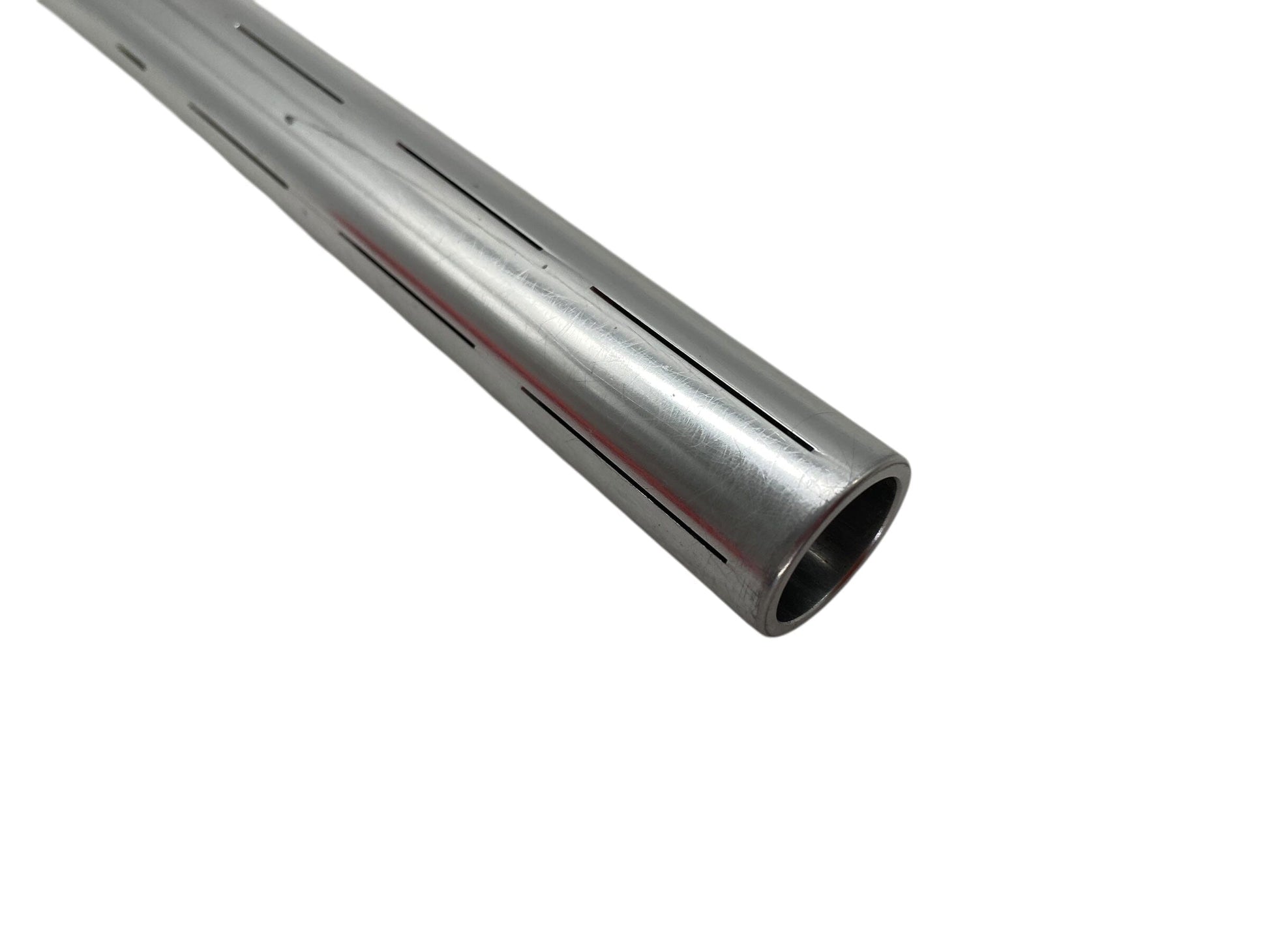 Used Infamous Silencio Shaft S63 Barrel Tip - Gloss Silver Paintball Gun from CPXBrosPaintball Buy/Sell/Trade Paintball Markers, New Paintball Guns, Paintball Hoppers, Paintball Masks, and Hormesis Headbands