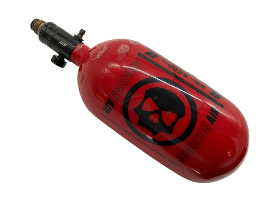 Used Infamous Skeleton Air 80/4500 Paintball Tank W/ Ninja EXT Reg Paintball Gun from CPXBrosPaintball Buy/Sell/Trade Paintball Markers, New Paintball Guns, Paintball Hoppers, Paintball Masks, and Hormesis Headbands