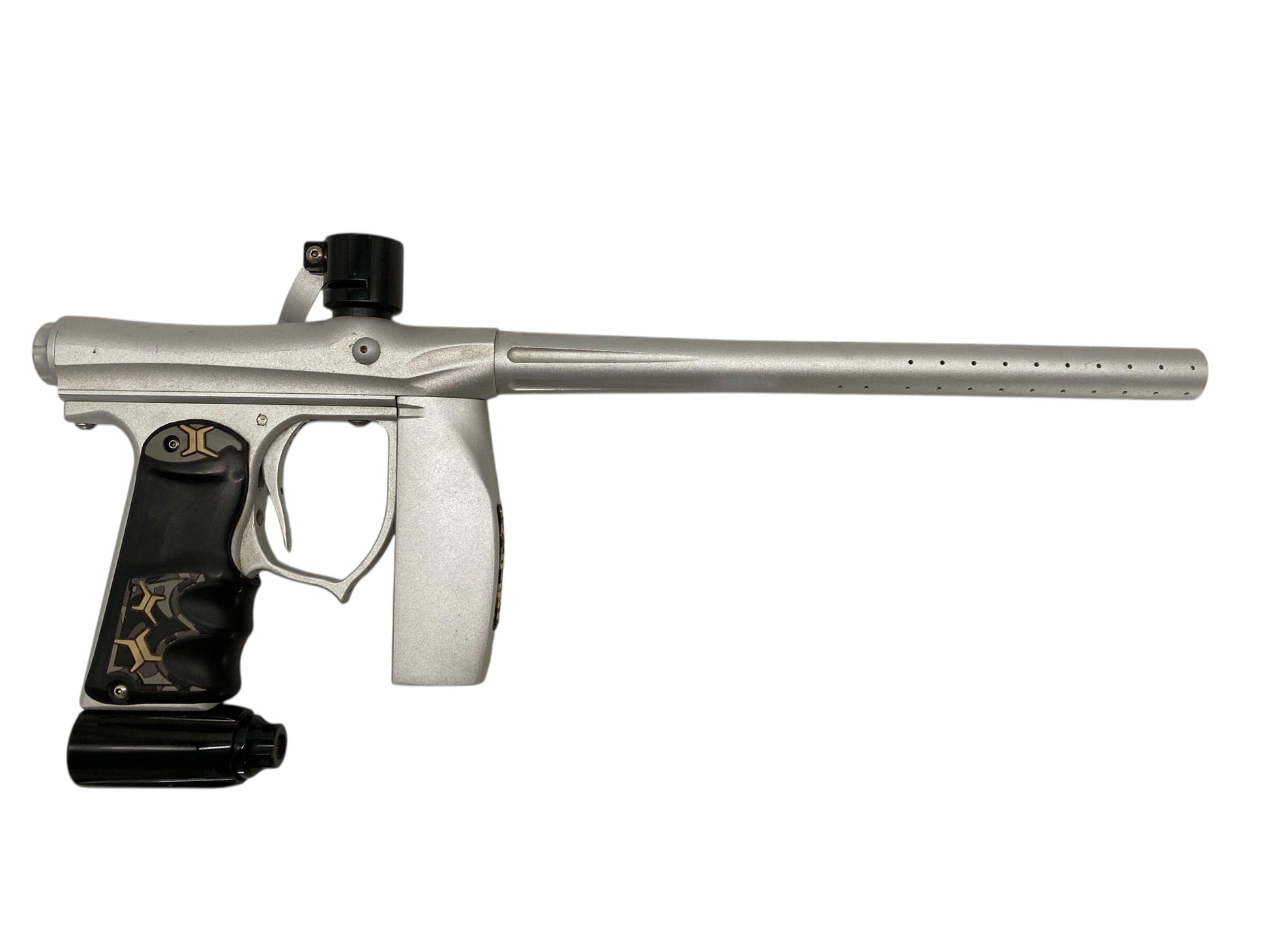 Used Invert Mini Dust Silver Paintball Gun Paintball Gun from CPXBrosPaintball Buy/Sell/Trade Paintball Markers, New Paintball Guns, Paintball Hoppers, Paintball Masks, and Hormesis Headbands