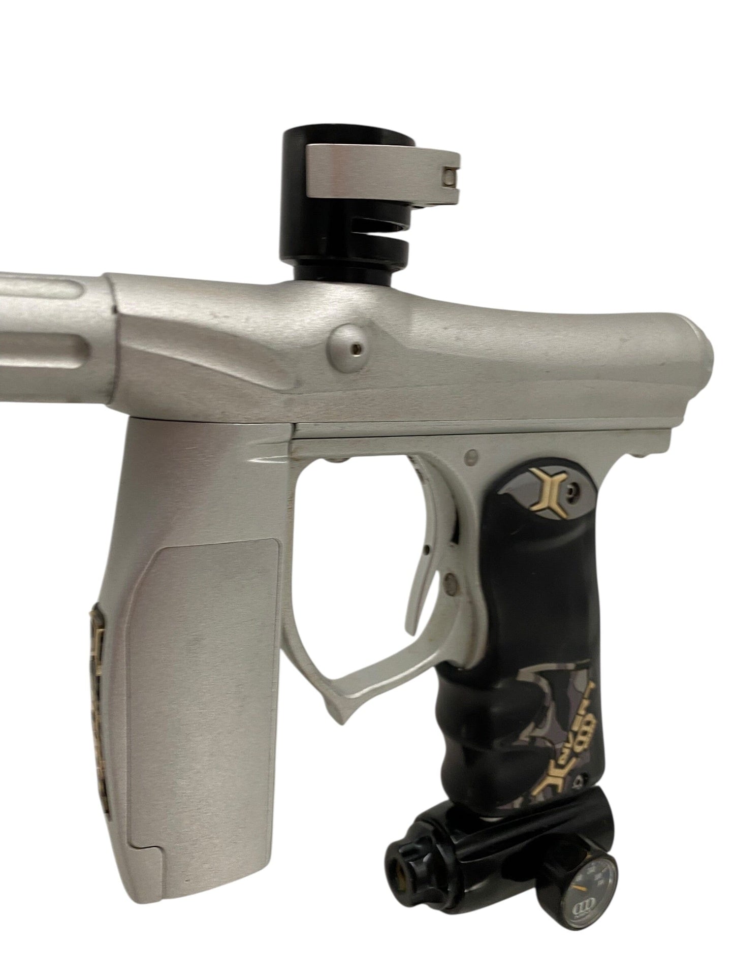 Used Invert Mini Dust Silver Paintball Gun Paintball Gun from CPXBrosPaintball Buy/Sell/Trade Paintball Markers, New Paintball Guns, Paintball Hoppers, Paintball Masks, and Hormesis Headbands