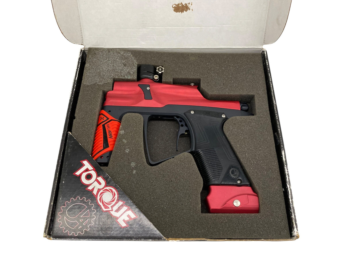 Used J4 Torque Red/Black Paintball Gun Paintball Gun from CPXBrosPaintball Buy/Sell/Trade Paintball Markers, New Paintball Guns, Paintball Hoppers, Paintball Masks, and Hormesis Headbands