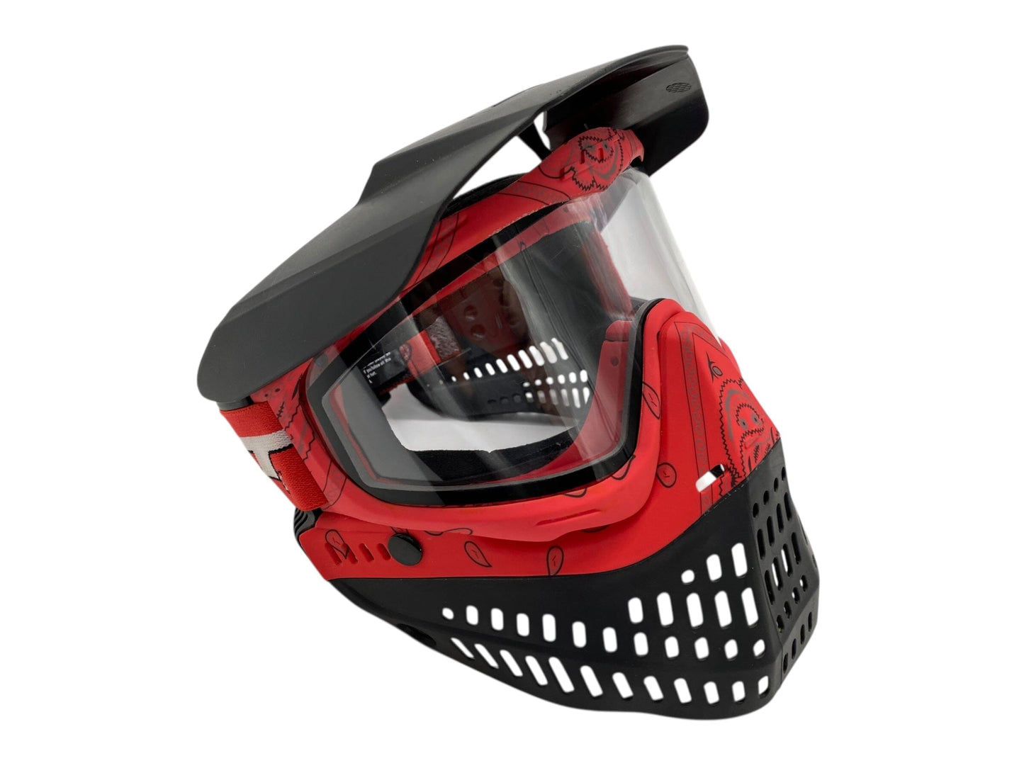 Used Jt Bandana Red Paintball Mask Paintball Gun from CPXBrosPaintball Buy/Sell/Trade Paintball Markers, New Paintball Guns, Paintball Hoppers, Paintball Masks, and Hormesis Headbands