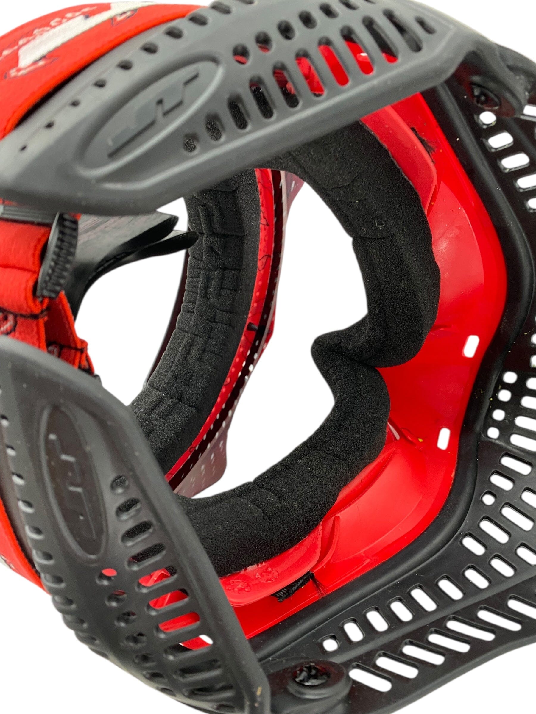 Used Jt Bandana Red Paintball Mask Paintball Gun from CPXBrosPaintball Buy/Sell/Trade Paintball Markers, New Paintball Guns, Paintball Hoppers, Paintball Masks, and Hormesis Headbands