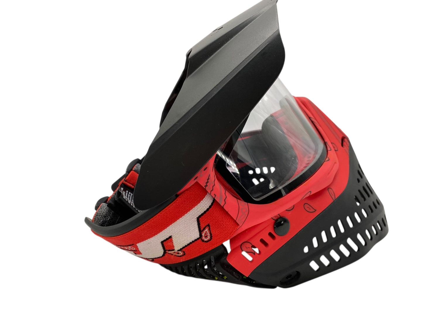 Used Jt Bandana Red Paintball Mask Paintball Gun from CPXBrosPaintball Buy/Sell/Trade Paintball Markers, New Paintball Guns, Paintball Hoppers, Paintball Masks, and Hormesis Headbands