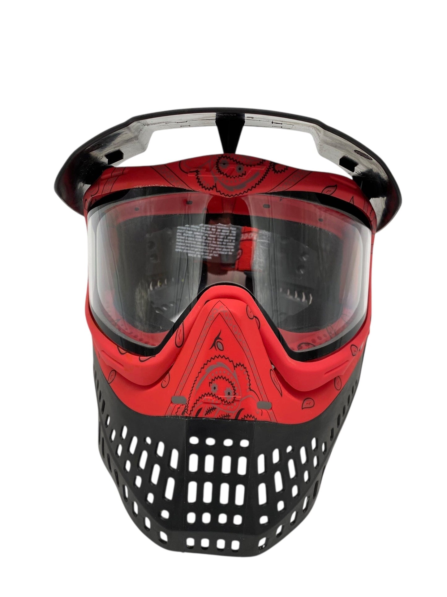 Used Jt Bandana Red Paintball Mask Paintball Gun from CPXBrosPaintball Buy/Sell/Trade Paintball Markers, New Paintball Guns, Paintball Hoppers, Paintball Masks, and Hormesis Headbands