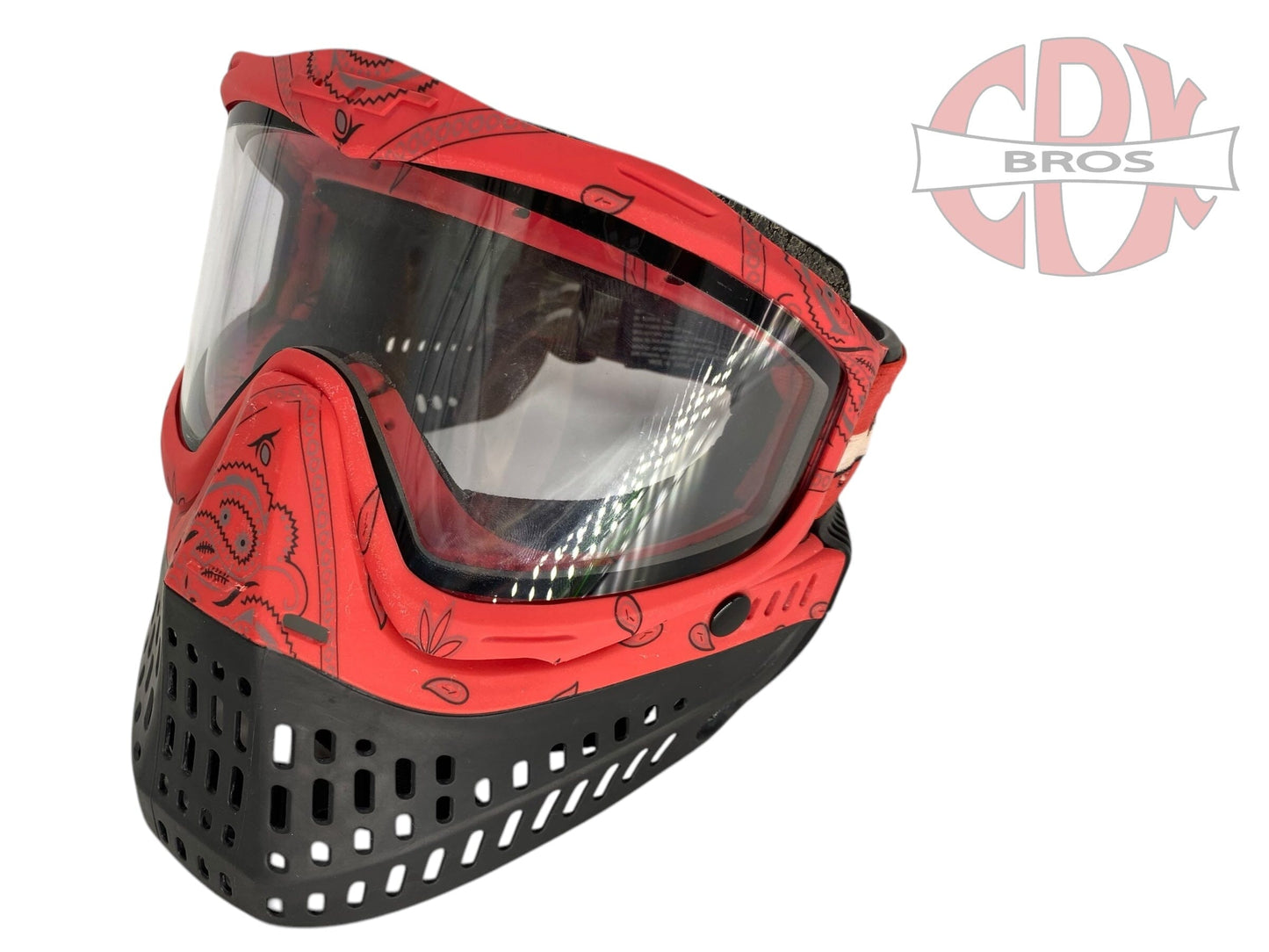 Used JT Bandana Red ProFlex Paintball Mask Goggles Paintball Gun from CPXBrosPaintball Buy/Sell/Trade Paintball Markers, New Paintball Guns, Paintball Hoppers, Paintball Masks, and Hormesis Headbands