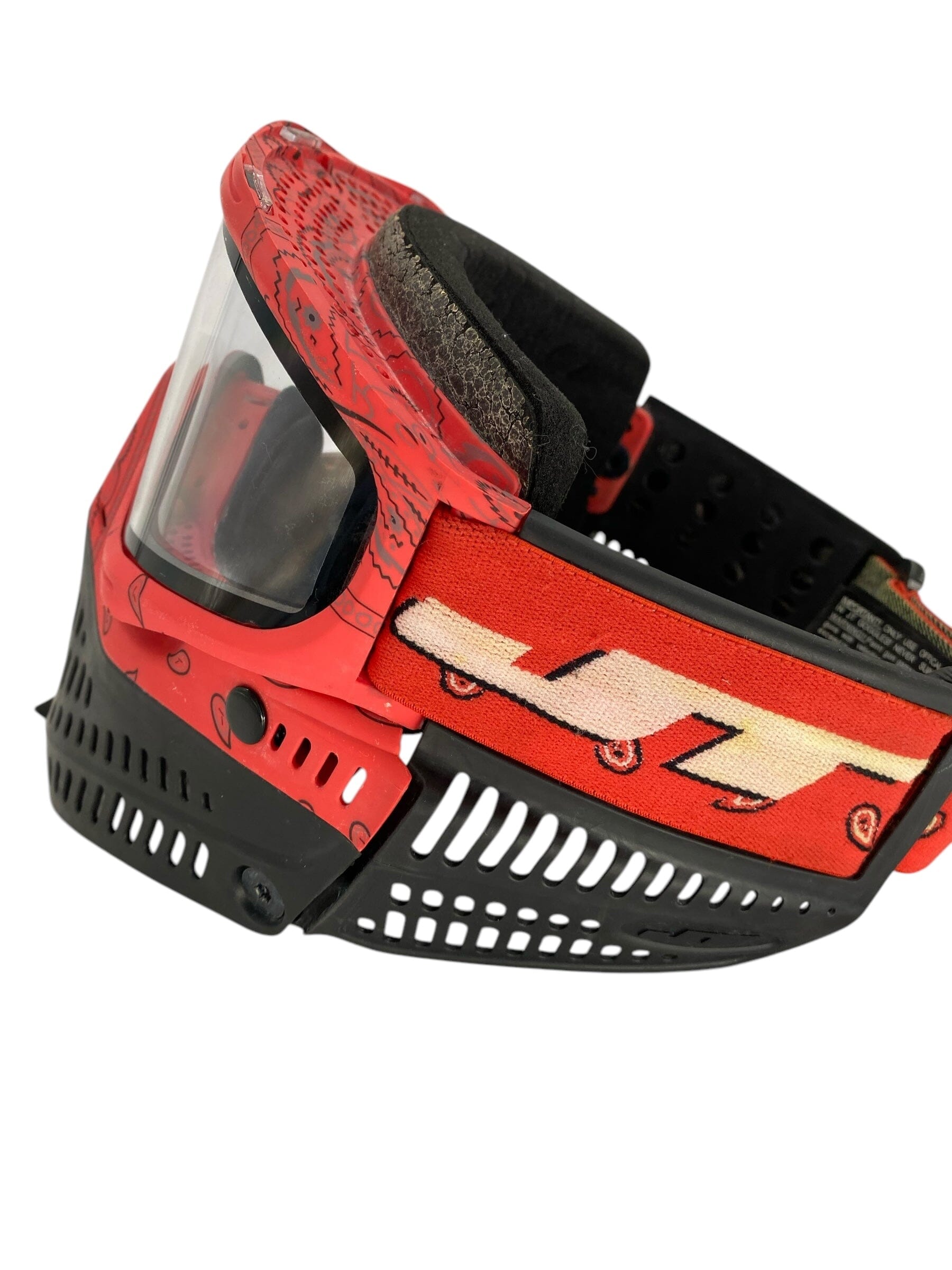 Used JT Bandana Red ProFlex Paintball Mask Goggles Paintball Gun from CPXBrosPaintball Buy/Sell/Trade Paintball Markers, New Paintball Guns, Paintball Hoppers, Paintball Masks, and Hormesis Headbands