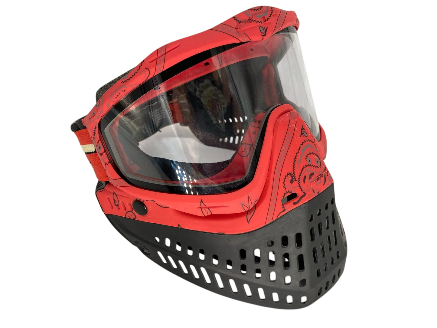 Used JT Bandana Red ProFlex Paintball Mask Goggles Paintball Gun from CPXBrosPaintball Buy/Sell/Trade Paintball Markers, New Paintball Guns, Paintball Hoppers, Paintball Masks, and Hormesis Headbands