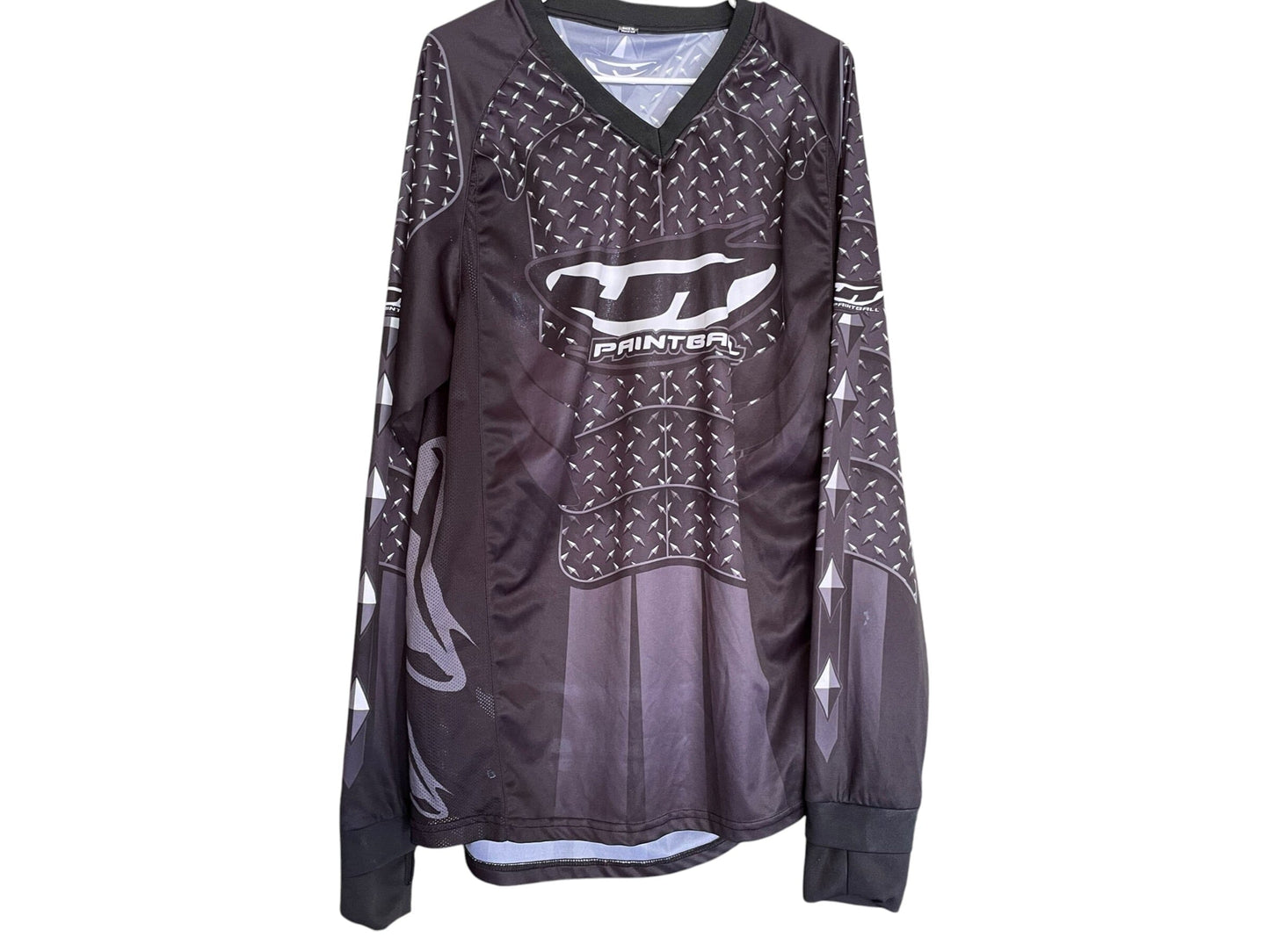 Used Jt "Diamond Plate" Paintball Jersey : SIZE XL Paintball Gun from CPXBrosPaintball Buy/Sell/Trade Paintball Markers, New Paintball Guns, Paintball Hoppers, Paintball Masks, and Hormesis Headbands