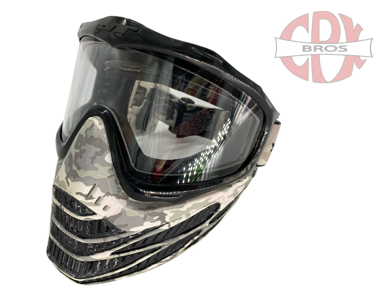 Used JT F8 Flex 8 Snoe Camo Paintball Mask Goggles Paintball Gun from CPXBrosPaintball Buy/Sell/Trade Paintball Markers, New Paintball Guns, Paintball Hoppers, Paintball Masks, and Hormesis Headbands