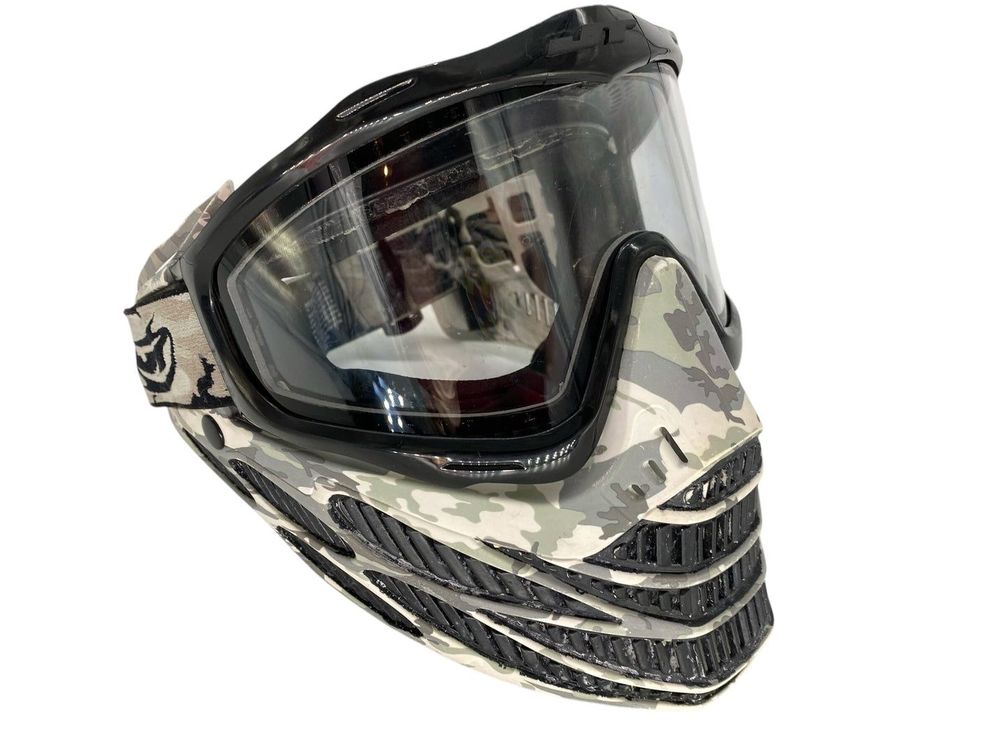 Used JT F8 Flex 8 Snoe Camo Paintball Mask Goggles Paintball Gun from CPXBrosPaintball Buy/Sell/Trade Paintball Markers, New Paintball Guns, Paintball Hoppers, Paintball Masks, and Hormesis Headbands