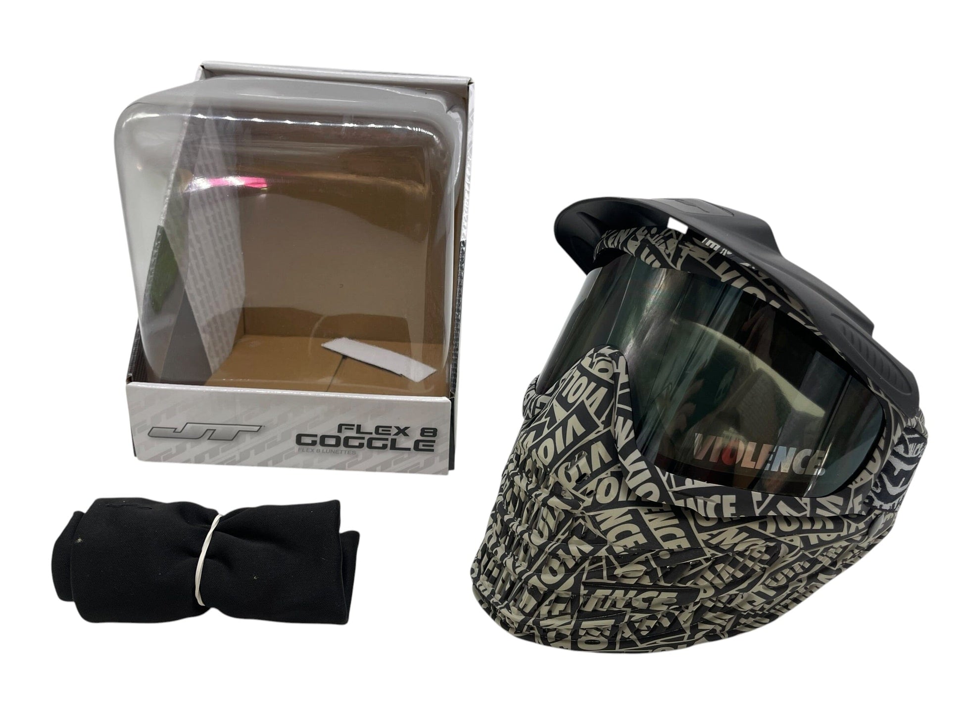 Used JT F8 Violence Paintball Mask Goggles + VIOLENCE Strap Paintball Gun from CPXBrosPaintball Buy/Sell/Trade Paintball Markers, New Paintball Guns, Paintball Hoppers, Paintball Masks, and Hormesis Headbands