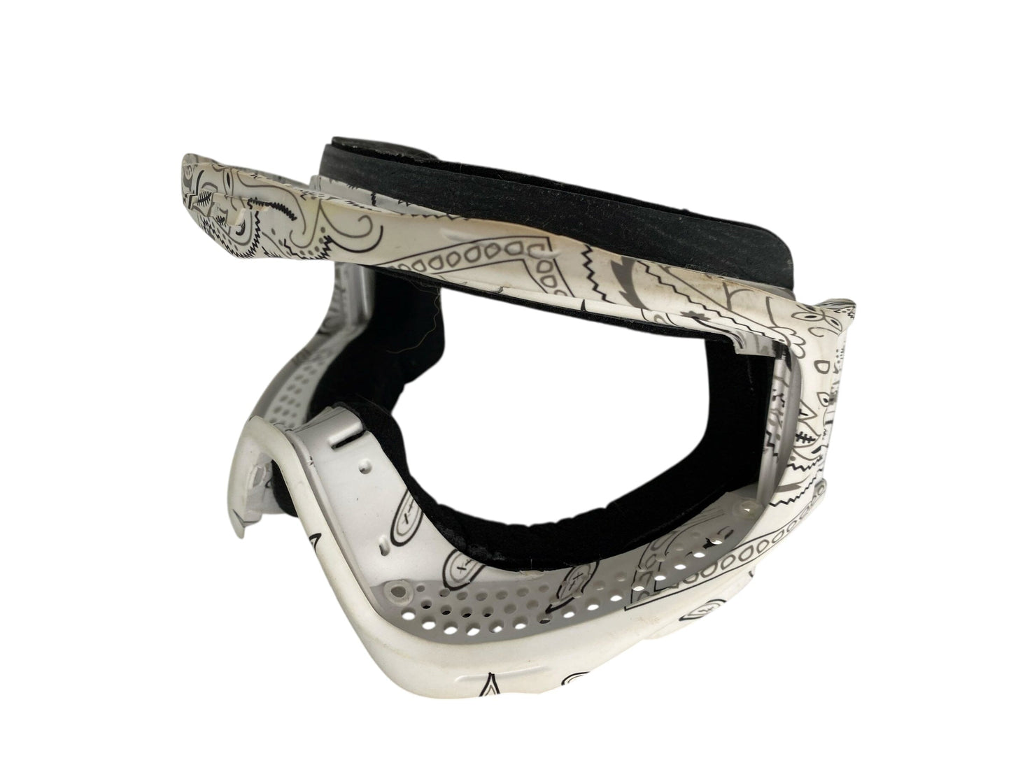 Used JT Flex 7/Flex 8/ProFlex/Spectra Goggle Frame White Bandana - No Lens Paintball Gun from CPXBrosPaintball Buy/Sell/Trade Paintball Markers, New Paintball Guns, Paintball Hoppers, Paintball Masks, and Hormesis Headbands