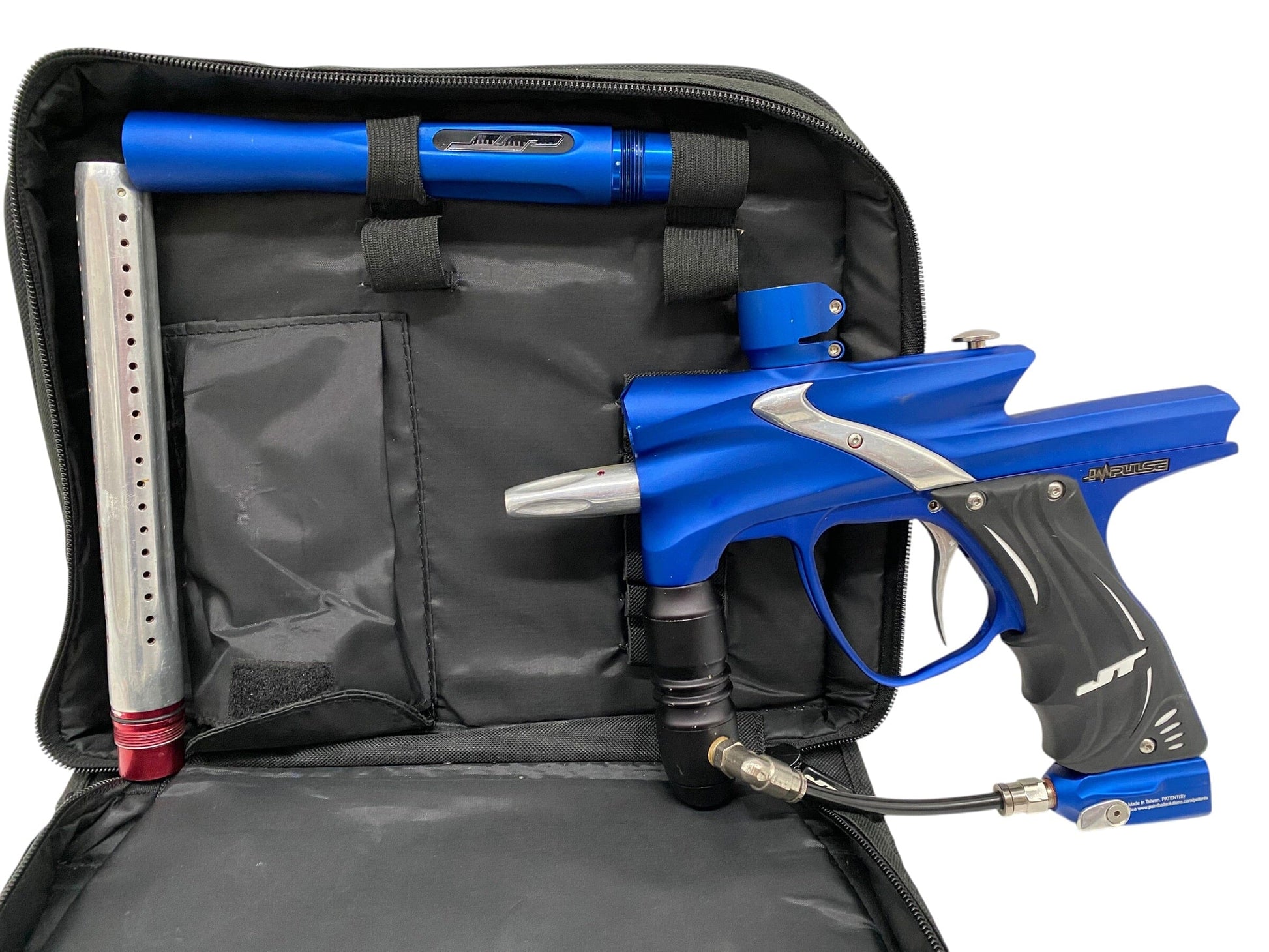 Used Jt Impulse Blue/Silver Paintball Gun Paintball Gun from CPXBrosPaintball Buy/Sell/Trade Paintball Markers, New Paintball Guns, Paintball Hoppers, Paintball Masks, and Hormesis Headbands
