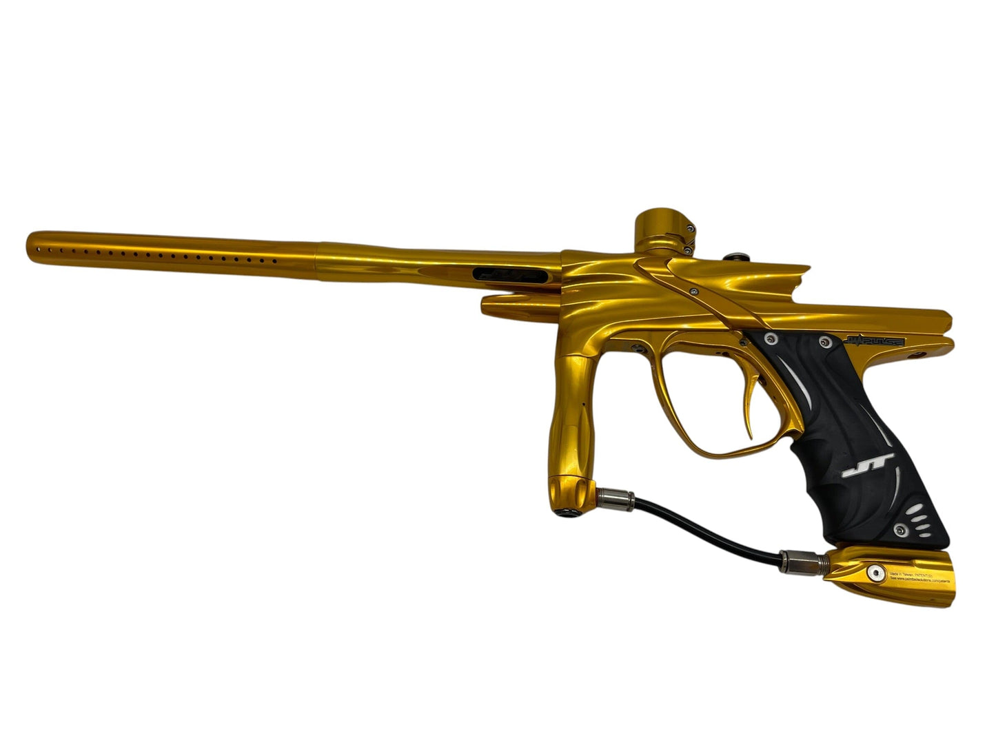 Used Jt Impulse Gloss Gold Paintball Gun Paintball Gun from CPXBrosPaintball Buy/Sell/Trade Paintball Markers, New Paintball Guns, Paintball Hoppers, Paintball Masks, and Hormesis Headbands