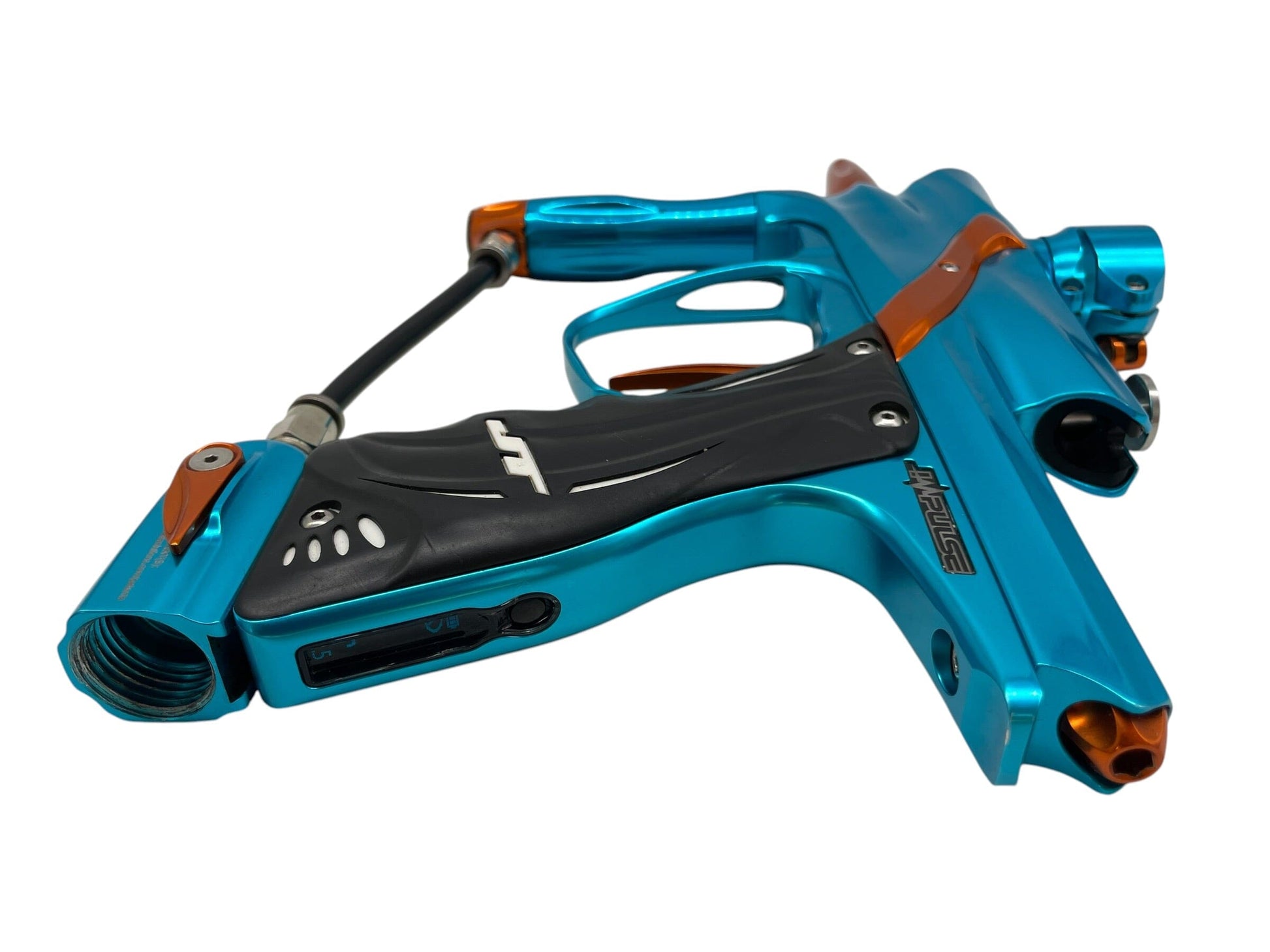 Used Jt Impulse Gloss Teal/Orange Paintball Gun Paintball Gun from CPXBrosPaintball Buy/Sell/Trade Paintball Markers, New Paintball Guns, Paintball Hoppers, Paintball Masks, and Hormesis Headbands
