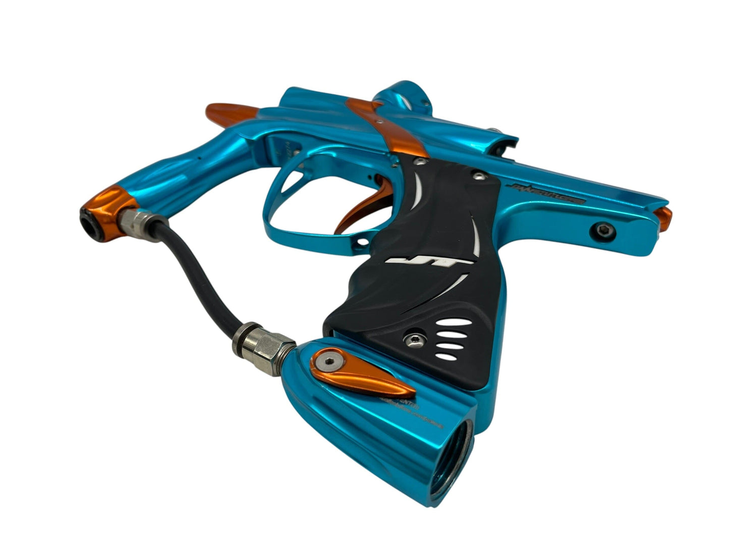 Used Jt Impulse Gloss Teal/Orange Paintball Gun Paintball Gun from CPXBrosPaintball Buy/Sell/Trade Paintball Markers, New Paintball Guns, Paintball Hoppers, Paintball Masks, and Hormesis Headbands