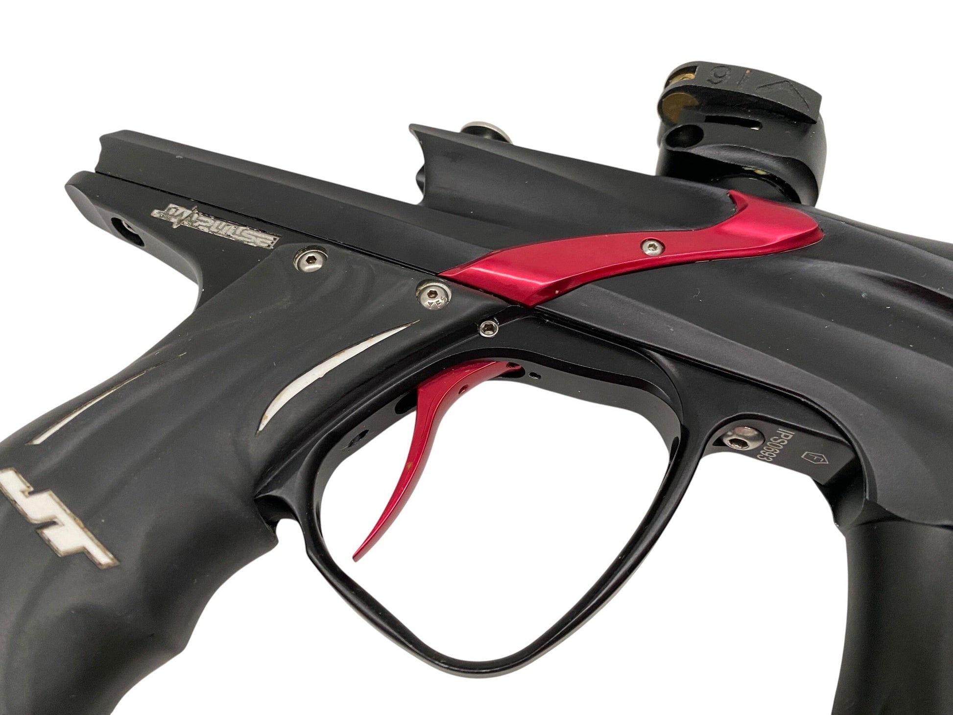 Used Jt Impulse Paintball Gun Black/Red Paintball Gun from CPXBrosPaintball Buy/Sell/Trade Paintball Markers, New Paintball Guns, Paintball Hoppers, Paintball Masks, and Hormesis Headbands