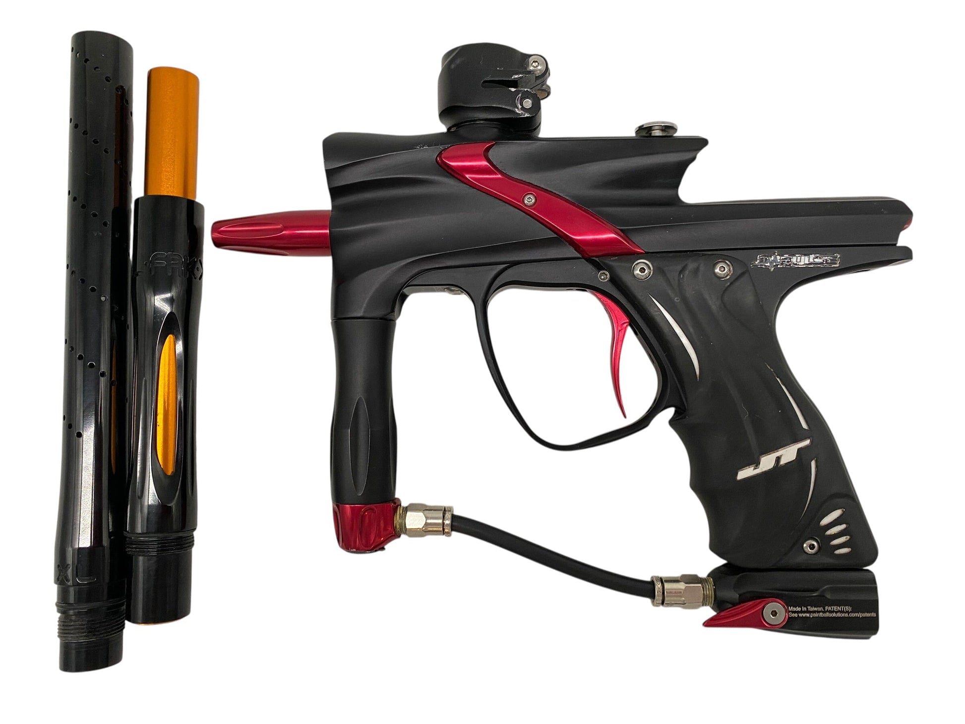 Used Jt Impulse Paintball Gun Black/Red Paintball Gun from CPXBrosPaintball Buy/Sell/Trade Paintball Markers, New Paintball Guns, Paintball Hoppers, Paintball Masks, and Hormesis Headbands