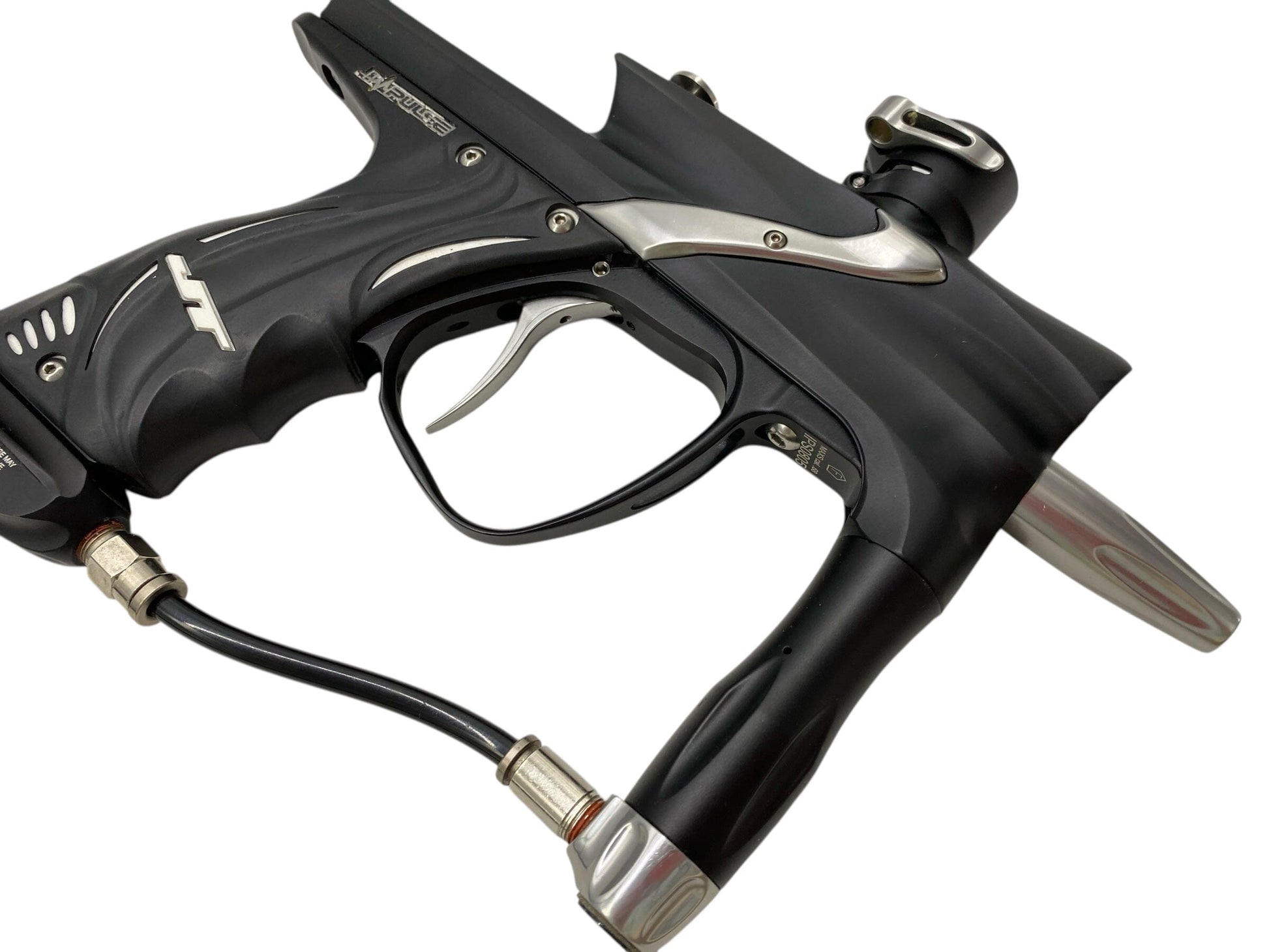 Used Jt Impulse Paintball Gun Black/Silver Paintball Gun from CPXBrosPaintball Buy/Sell/Trade Paintball Markers, New Paintball Guns, Paintball Hoppers, Paintball Masks, and Hormesis Headbands
