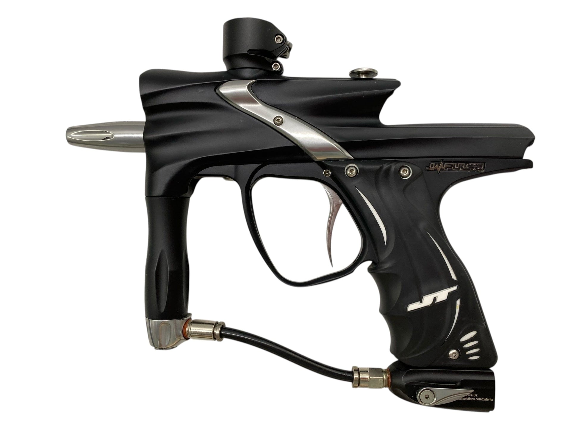 Used Jt Impulse Paintball Gun Black/Silver Paintball Gun from CPXBrosPaintball Buy/Sell/Trade Paintball Markers, New Paintball Guns, Paintball Hoppers, Paintball Masks, and Hormesis Headbands
