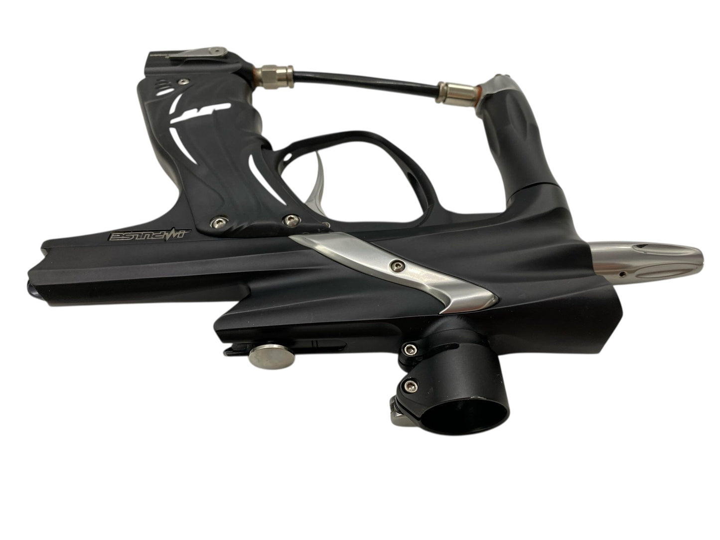 Used Jt Impulse Paintball Gun Black/Silver Paintball Gun from CPXBrosPaintball Buy/Sell/Trade Paintball Markers, New Paintball Guns, Paintball Hoppers, Paintball Masks, and Hormesis Headbands