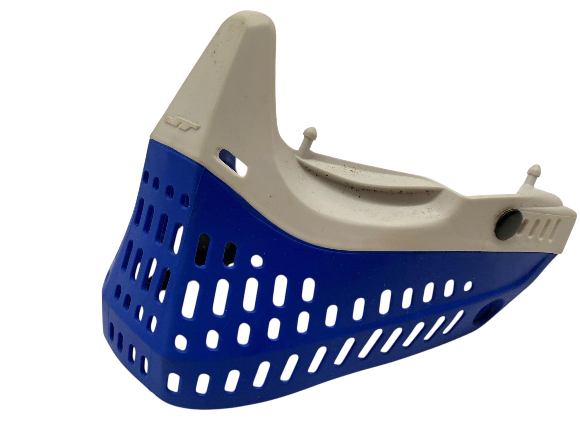 Used JT Paintball Mask Bottoms White/Blue Paintball Gun from CPXBrosPaintball Buy/Sell/Trade Paintball Markers, New Paintball Guns, Paintball Hoppers, Paintball Masks, and Hormesis Headbands