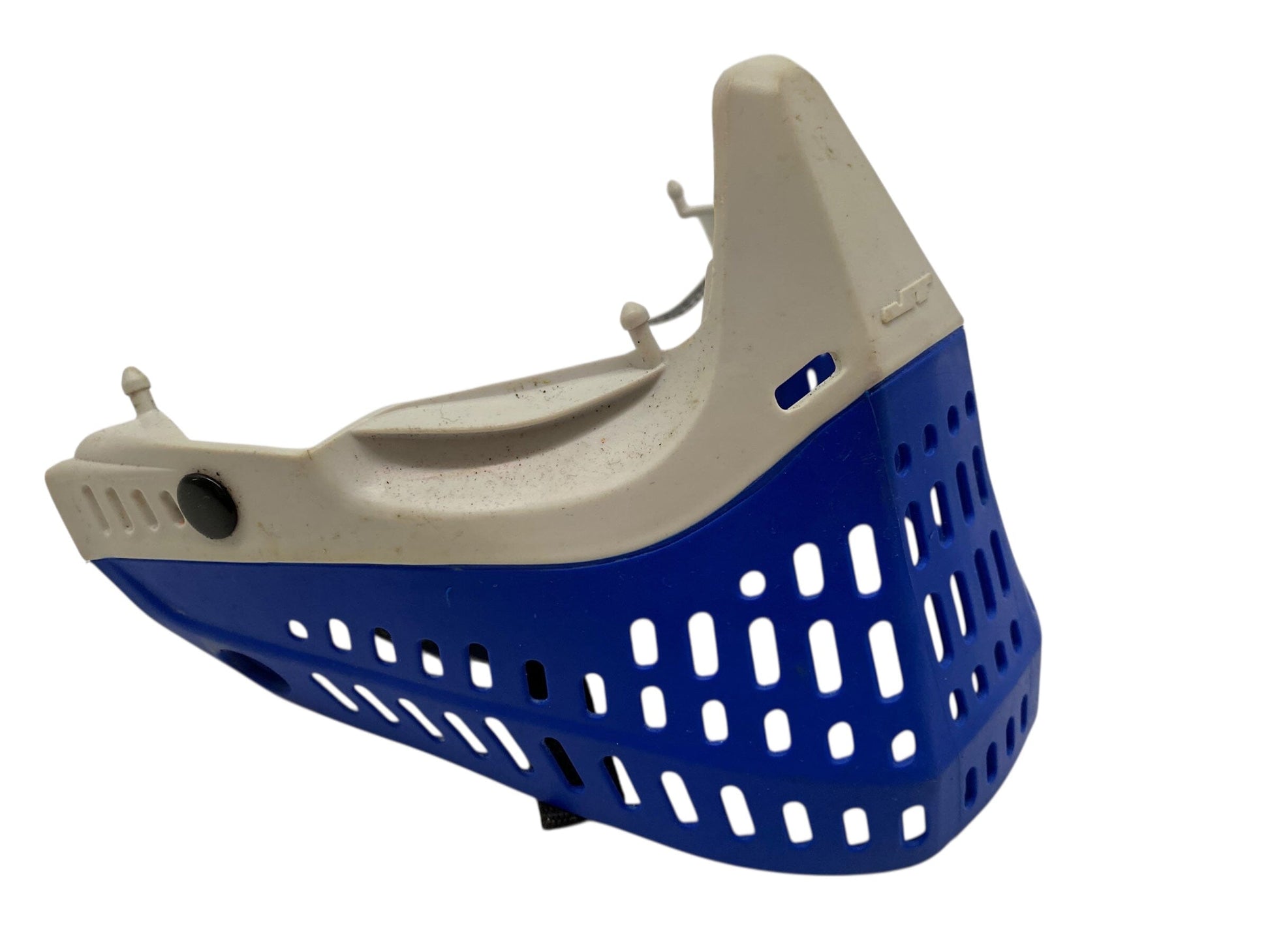 Used JT Paintball Mask Bottoms White/Blue Paintball Gun from CPXBrosPaintball Buy/Sell/Trade Paintball Markers, New Paintball Guns, Paintball Hoppers, Paintball Masks, and Hormesis Headbands