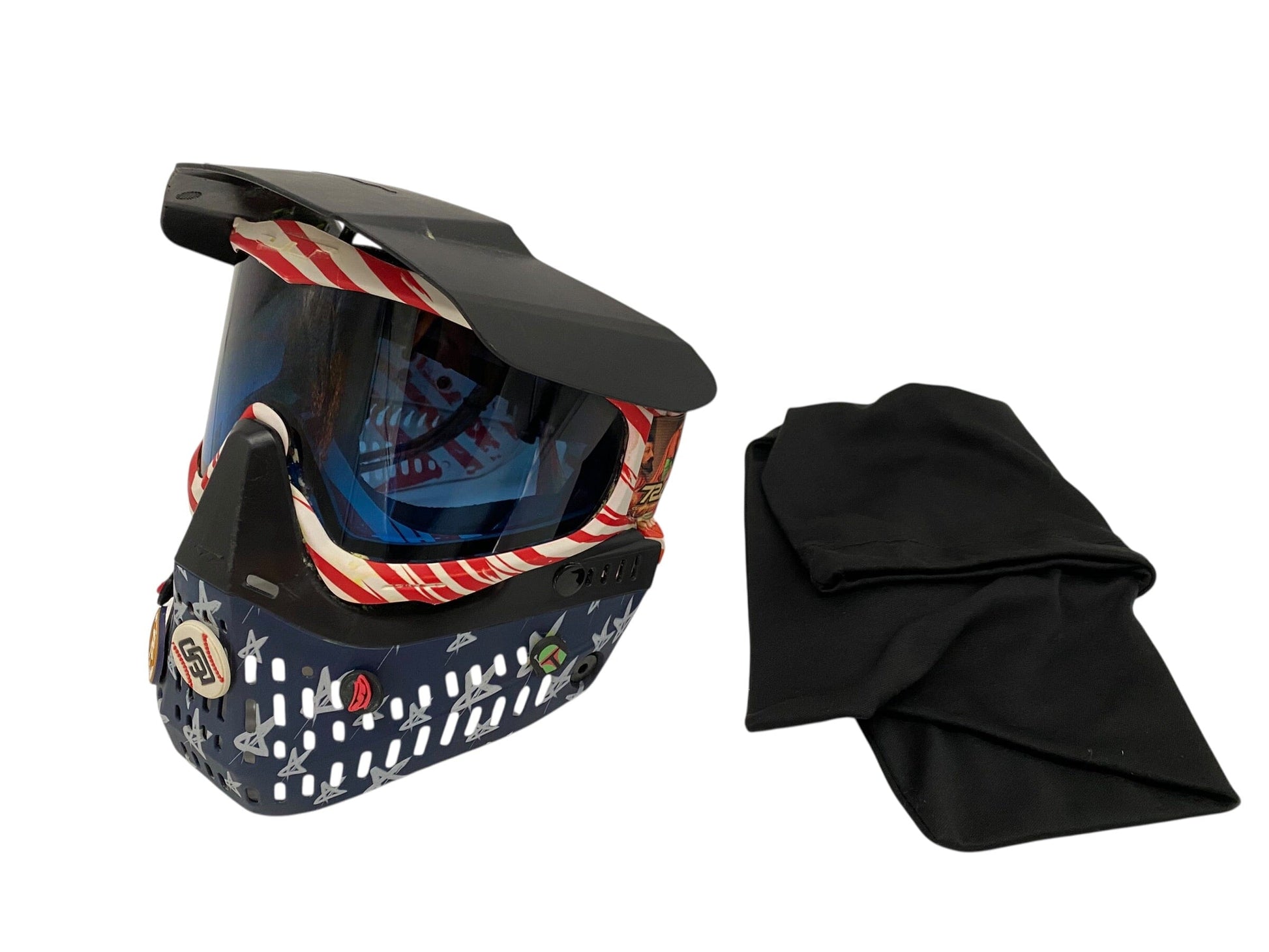 Used JT Paintball Mask Goggles LE TEAM USA PATRIOTIC Last Super Strap Paintball Gun from CPXBrosPaintball Buy/Sell/Trade Paintball Markers, New Paintball Guns, Paintball Hoppers, Paintball Masks, and Hormesis Headbands