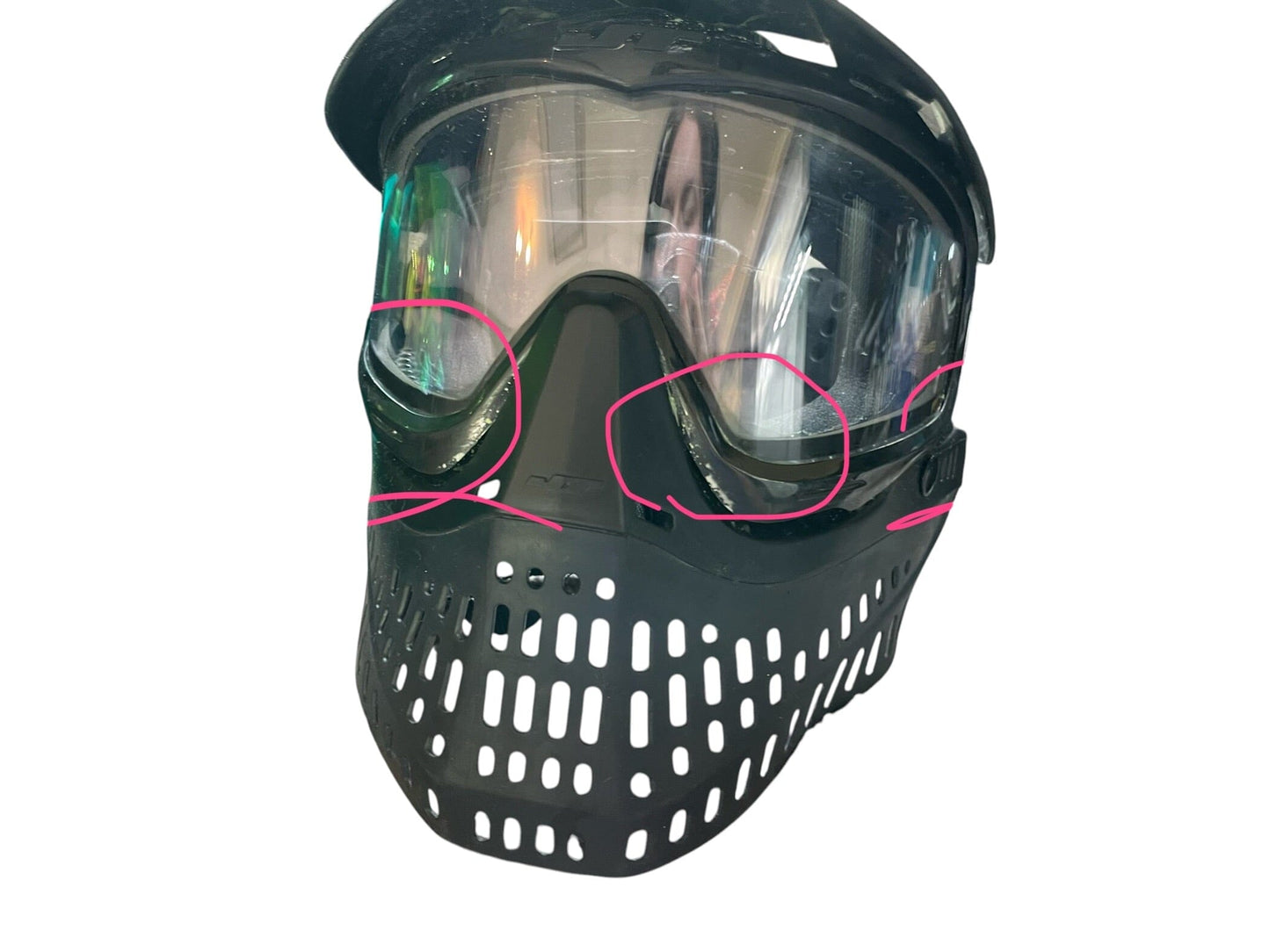 Used JT Paintball Mask Goggles with Event Only ENEMY OF THE STATE STRAP Paintball Gun from CPXBrosPaintball Buy/Sell/Trade Paintball Markers, New Paintball Guns, Paintball Hoppers, Paintball Masks, and Hormesis Headbands