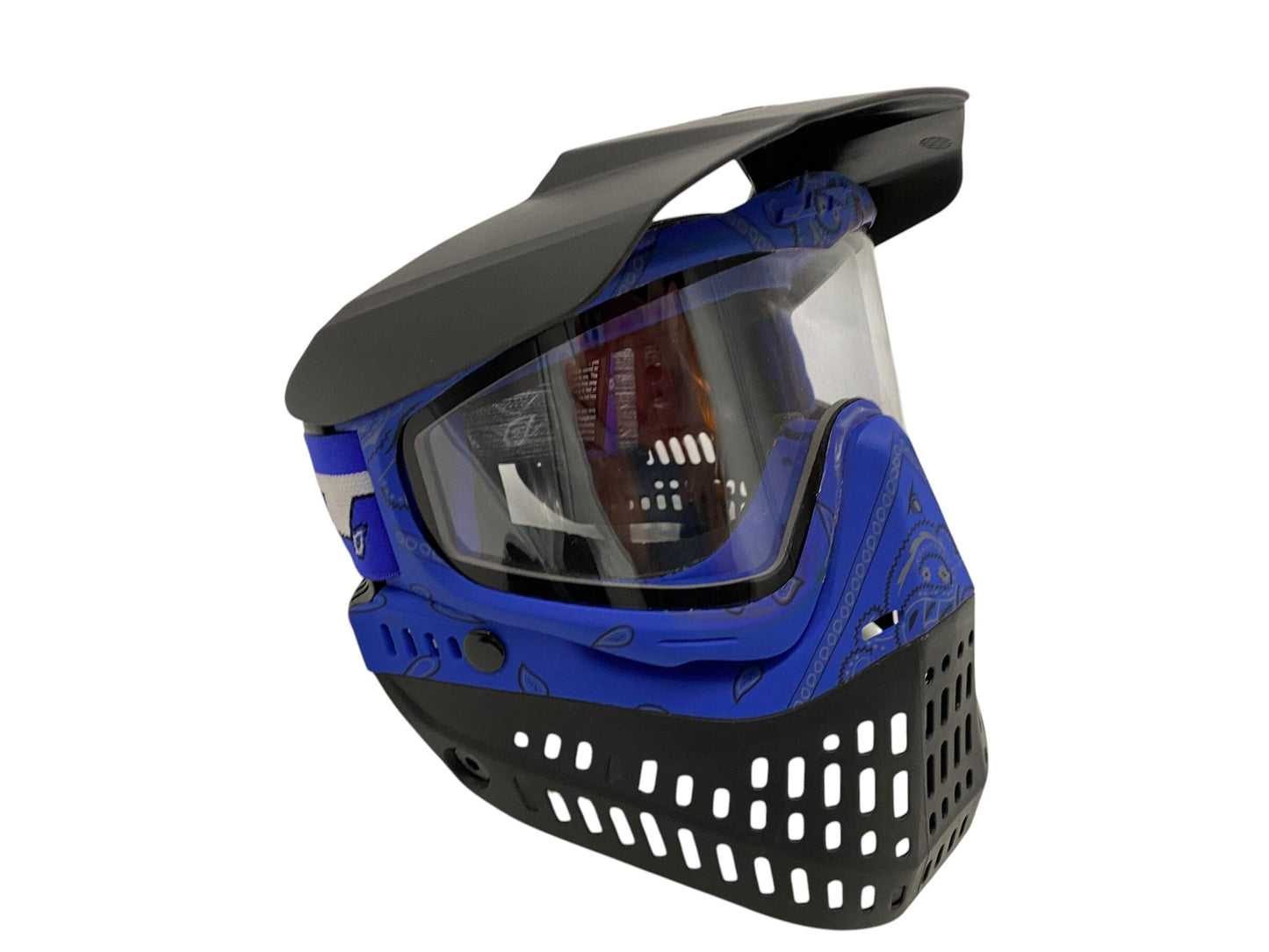 Used Jt Proflex Blue Bandana Paintball Mask Goggles Paintball Gun from CPXBrosPaintball Buy/Sell/Trade Paintball Markers, New Paintball Guns, Paintball Hoppers, Paintball Masks, and Hormesis Headbands