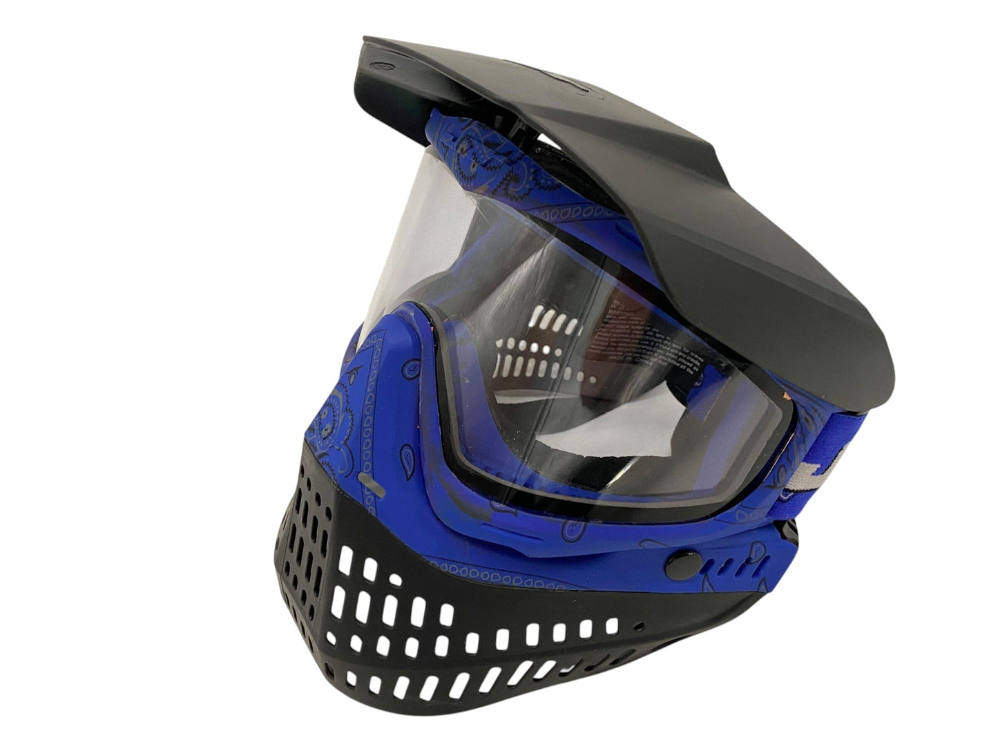 Used Jt Proflex Blue Bandana Paintball Mask Goggles Paintball Gun from CPXBrosPaintball Buy/Sell/Trade Paintball Markers, New Paintball Guns, Paintball Hoppers, Paintball Masks, and Hormesis Headbands