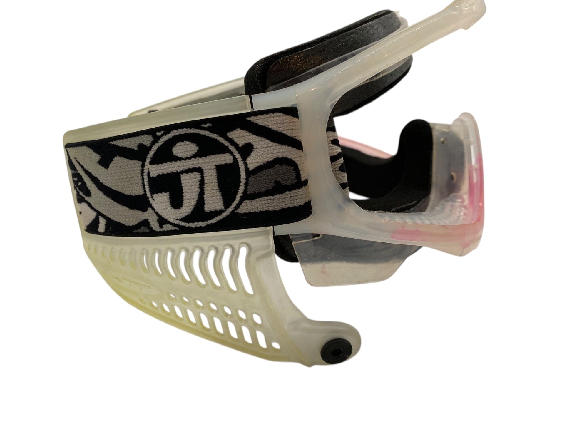 Used JT Proflex Clear Paintball Frame with Ears Stained Paintball Gun from CPXBrosPaintball Buy/Sell/Trade Paintball Markers, New Paintball Guns, Paintball Hoppers, Paintball Masks, and Hormesis Headbands