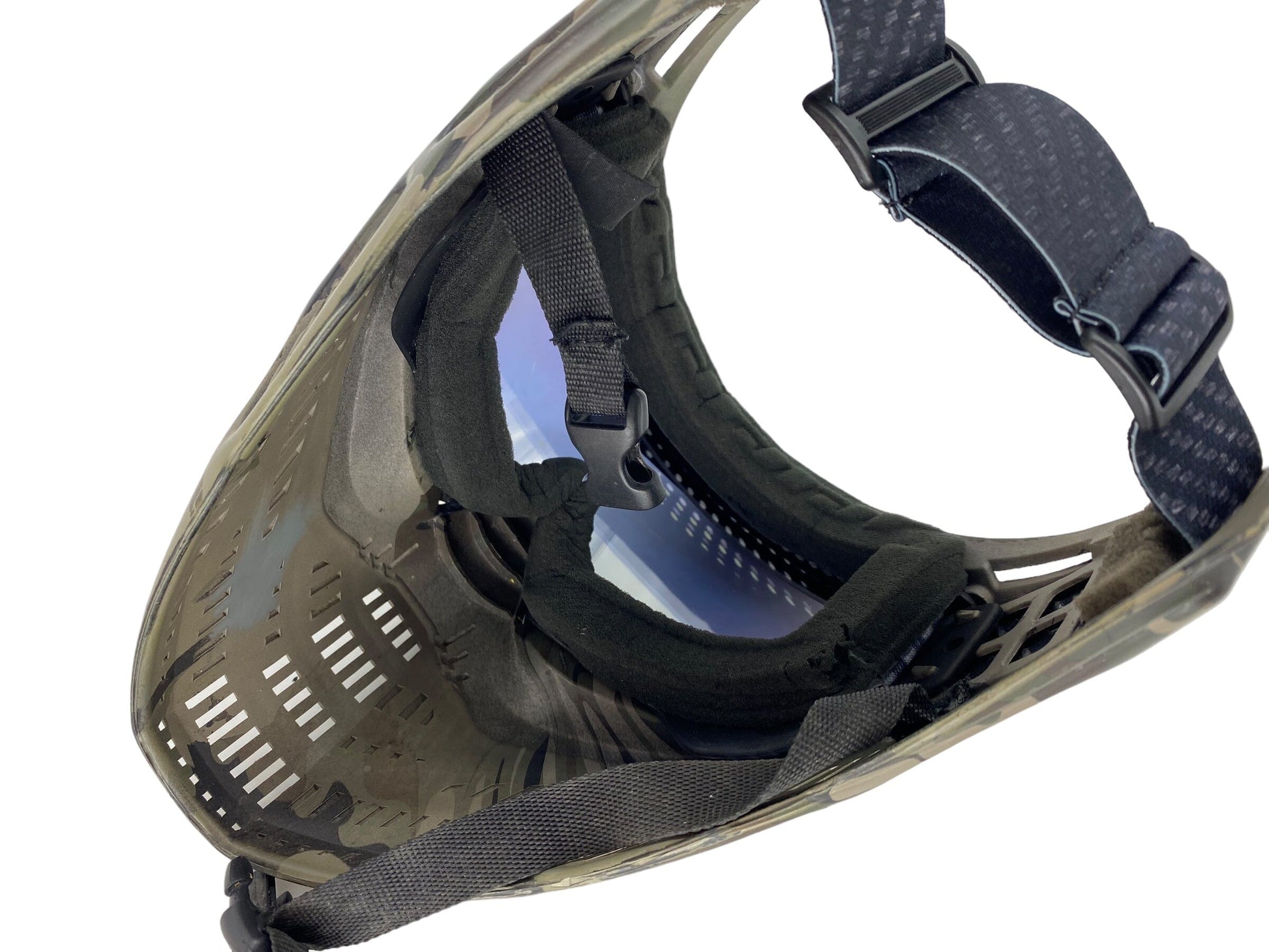 Used Jt Proflex F8 Paintball Mask Banana Black Frames Paintball Gun from CPXBrosPaintball Buy/Sell/Trade Paintball Markers, New Paintball Guns, Paintball Hoppers, Paintball Masks, and Hormesis Headbands