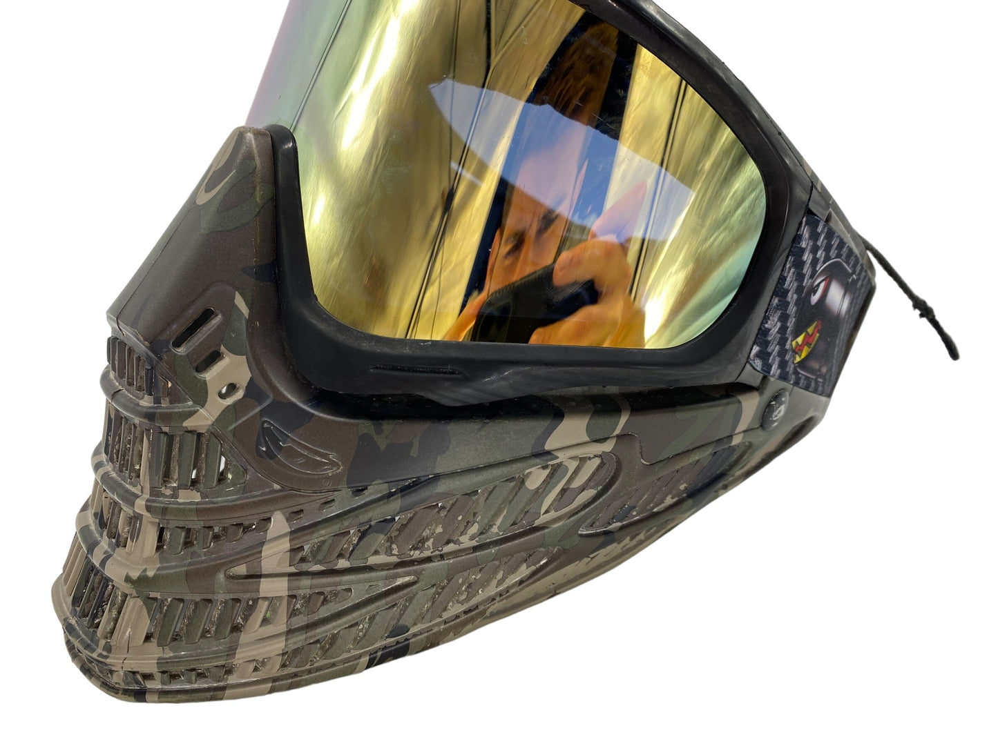 Used Jt Proflex F8 Paintball Mask Banana Black Frames Paintball Gun from CPXBrosPaintball Buy/Sell/Trade Paintball Markers, New Paintball Guns, Paintball Hoppers, Paintball Masks, and Hormesis Headbands