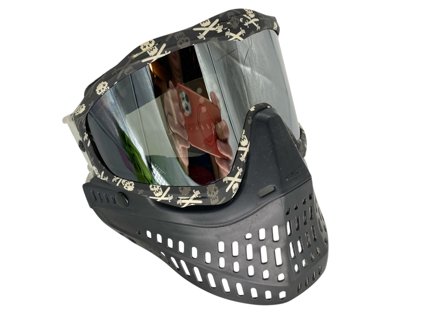 Used JT Proflex LE Paintball Mask - Mutiny Paintball Skull Camo Paintball Gun from CPXBrosPaintball Buy/Sell/Trade Paintball Markers, New Paintball Guns, Paintball Hoppers, Paintball Masks, and Hormesis Headbands