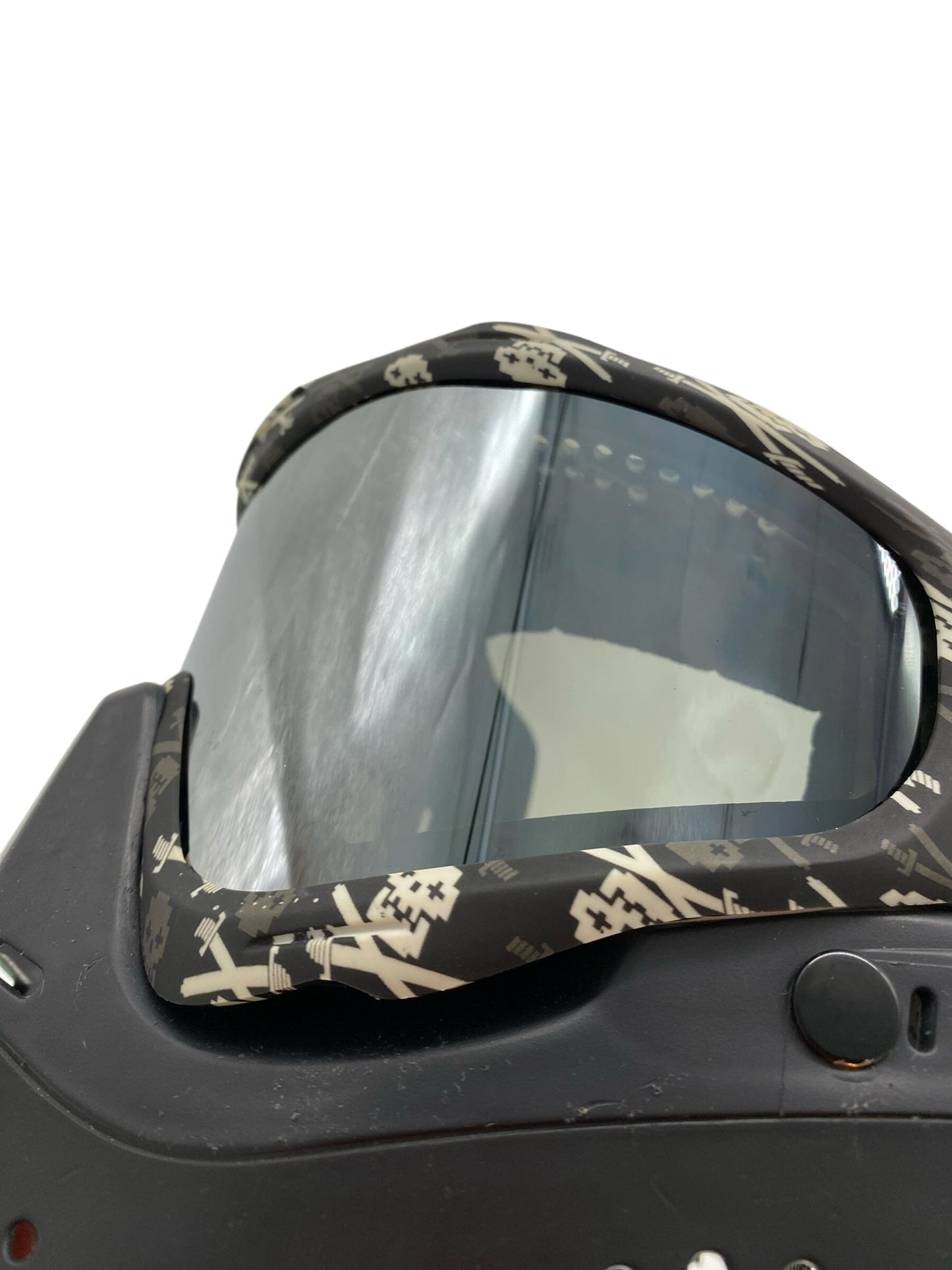 Used JT Proflex LE Paintball Mask - Mutiny Paintball Skull Camo Paintball Gun from CPXBrosPaintball Buy/Sell/Trade Paintball Markers, New Paintball Guns, Paintball Hoppers, Paintball Masks, and Hormesis Headbands